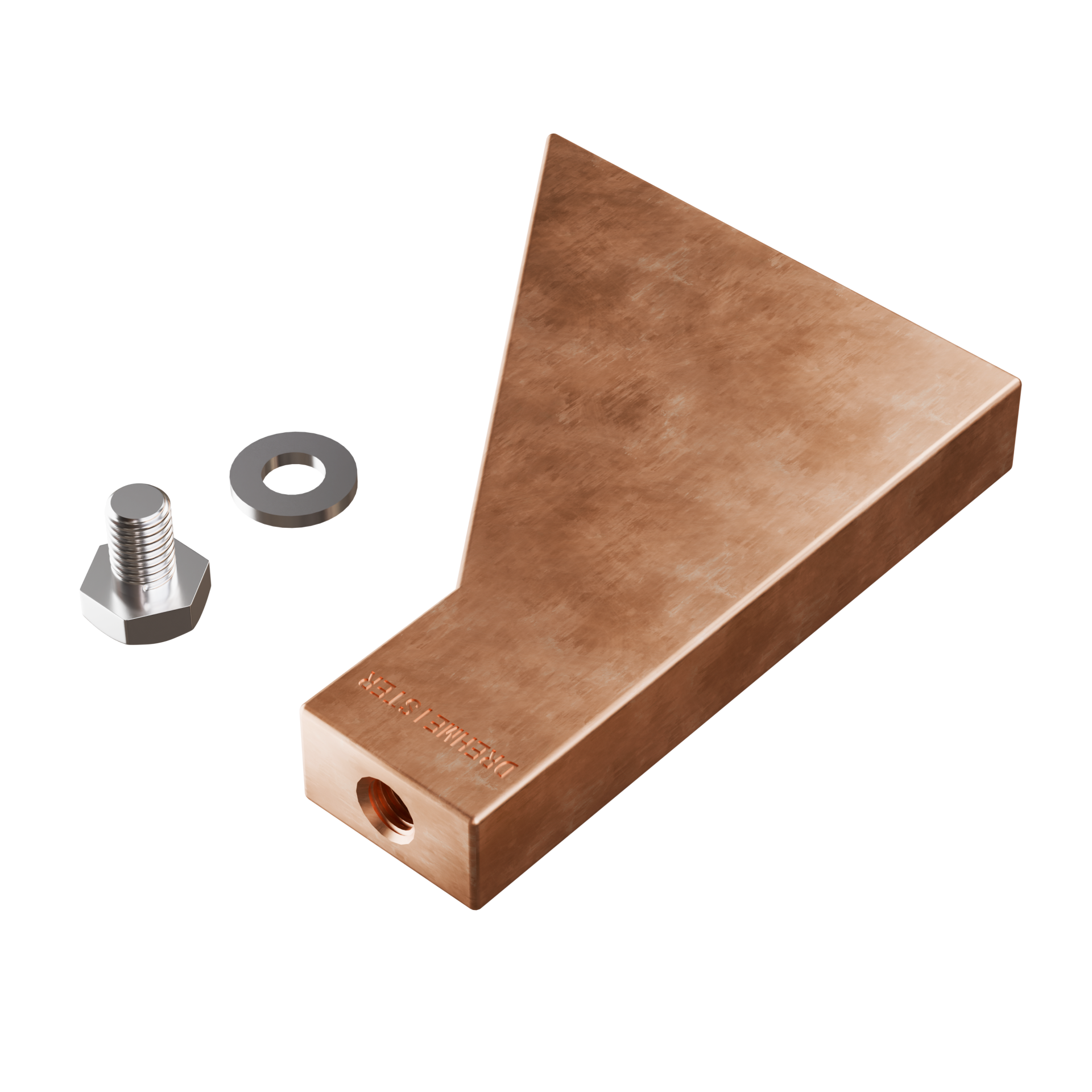 DREHMEISTER Punta de soldador de cobre de 600 g para soldar cobre, soldadura blanda