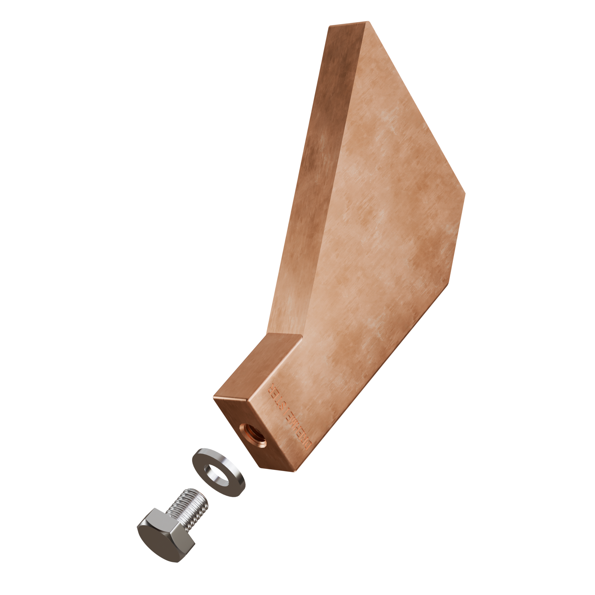 DREHMEISTER Kupfer Lötkolben-Spitze 575g zum Kupfer löten, Weichlöten