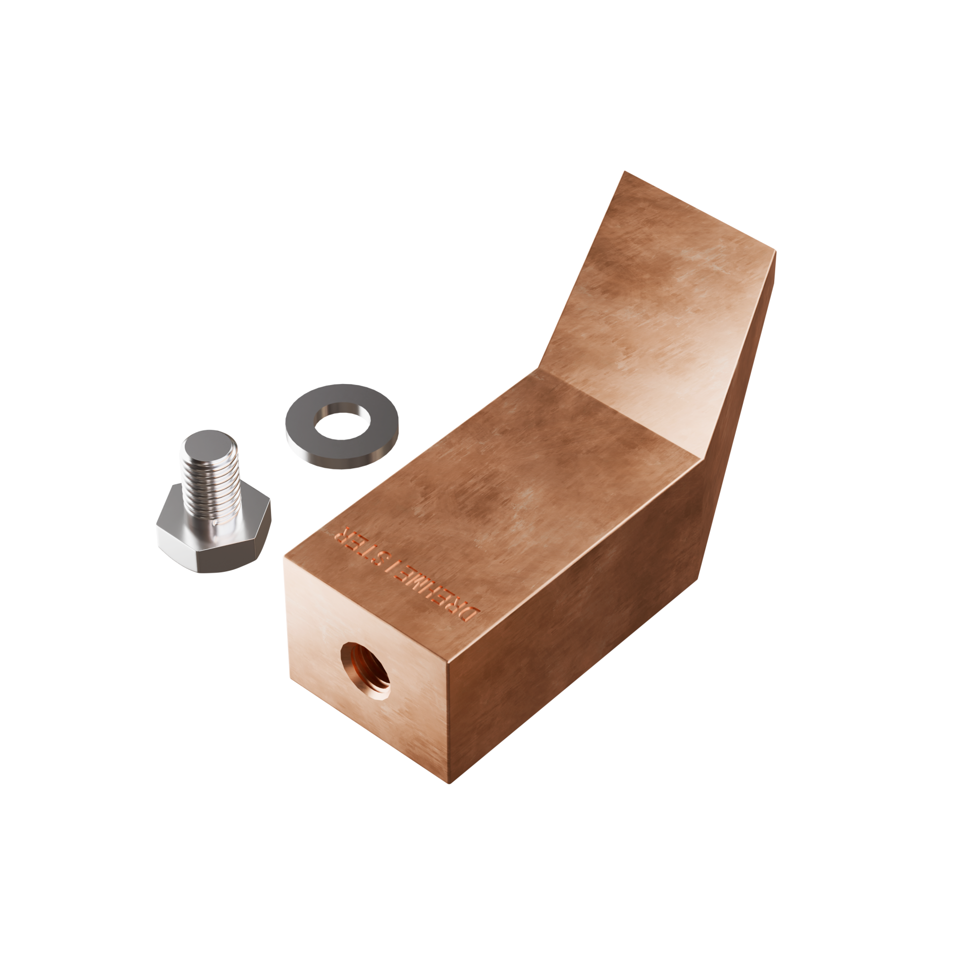 DREHMEISTER Punta de soldador de cobre de 350 g para soldar cobre, soldadura blanda