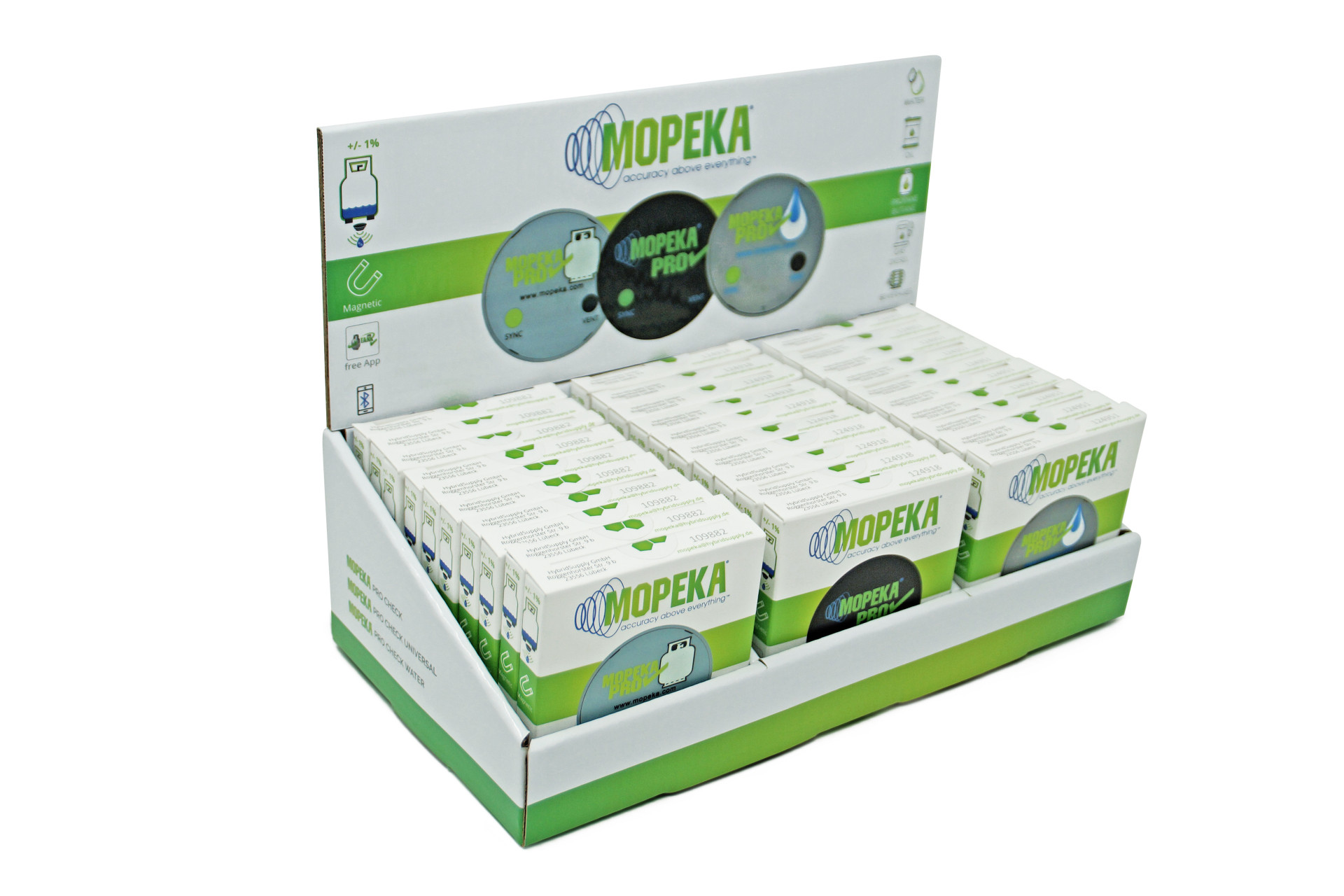 Mopeka counter display 30 (255x130x180 mm), unfilled