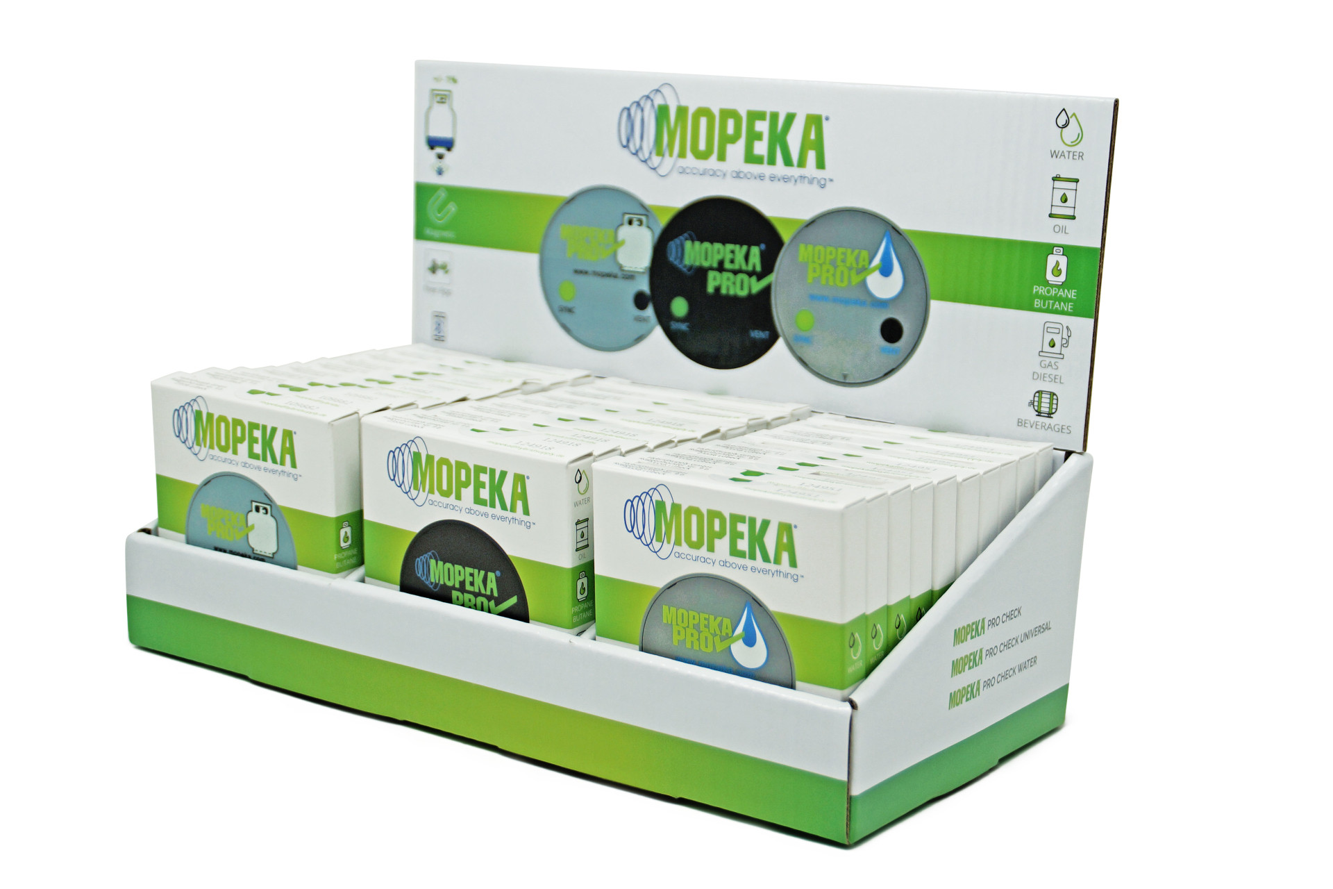 Mopeka counter display 30 (255x130x180 mm), unfilled