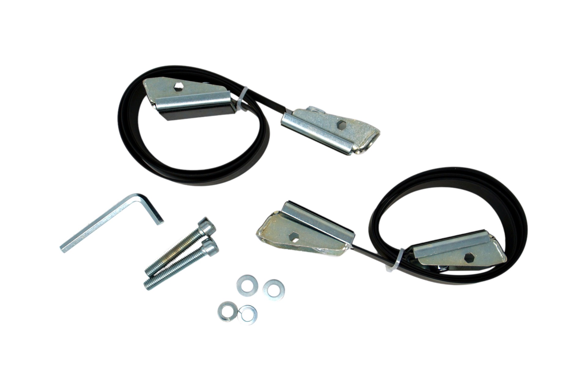 CAMPKO 2 x Edelstahlband mit Spannschloss für Gasflaschen Halter (1,5x30mm Bandstärke) R67.01 konform