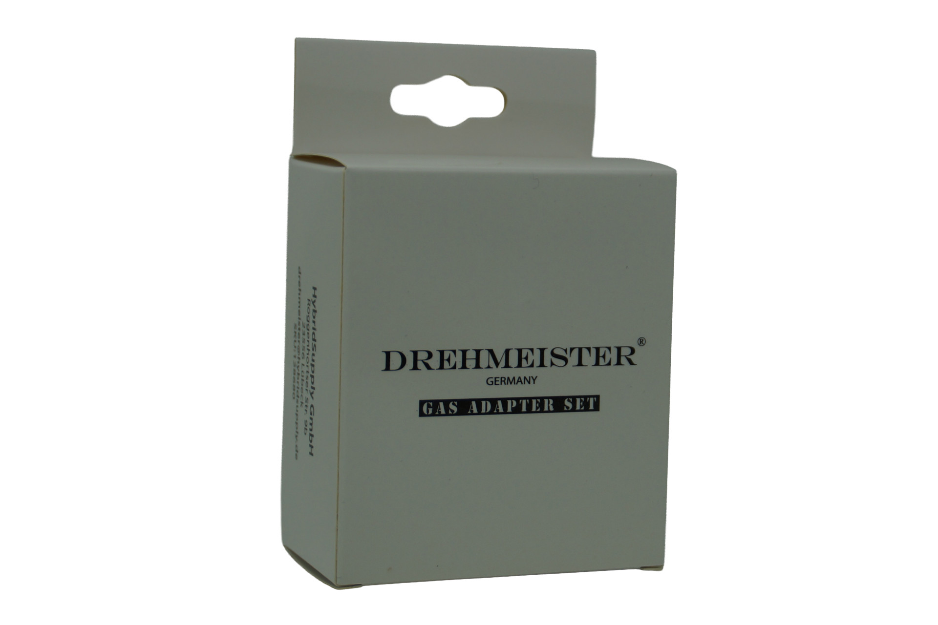 DREHMEISTER Gas Flaschen Adapter Set EU inkl. Etui - Gas-Entnahme (4-teilig)
