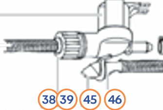 SC200/C220/C260/C400/C500 HOSE CONNECTION - Spare parts Cassettes