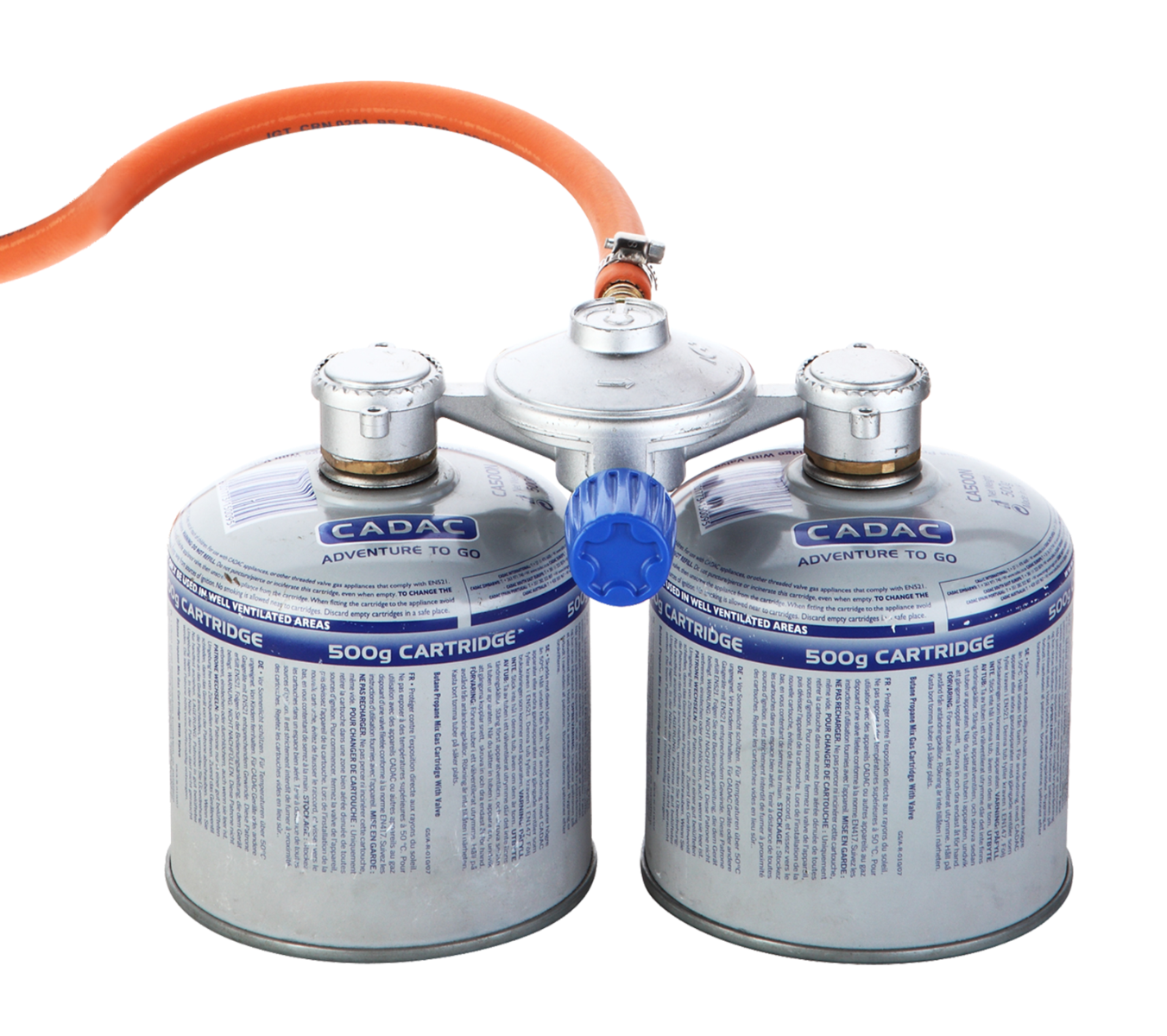 CADAC Dual Power Pak 50 mbar refillable gas cylinder