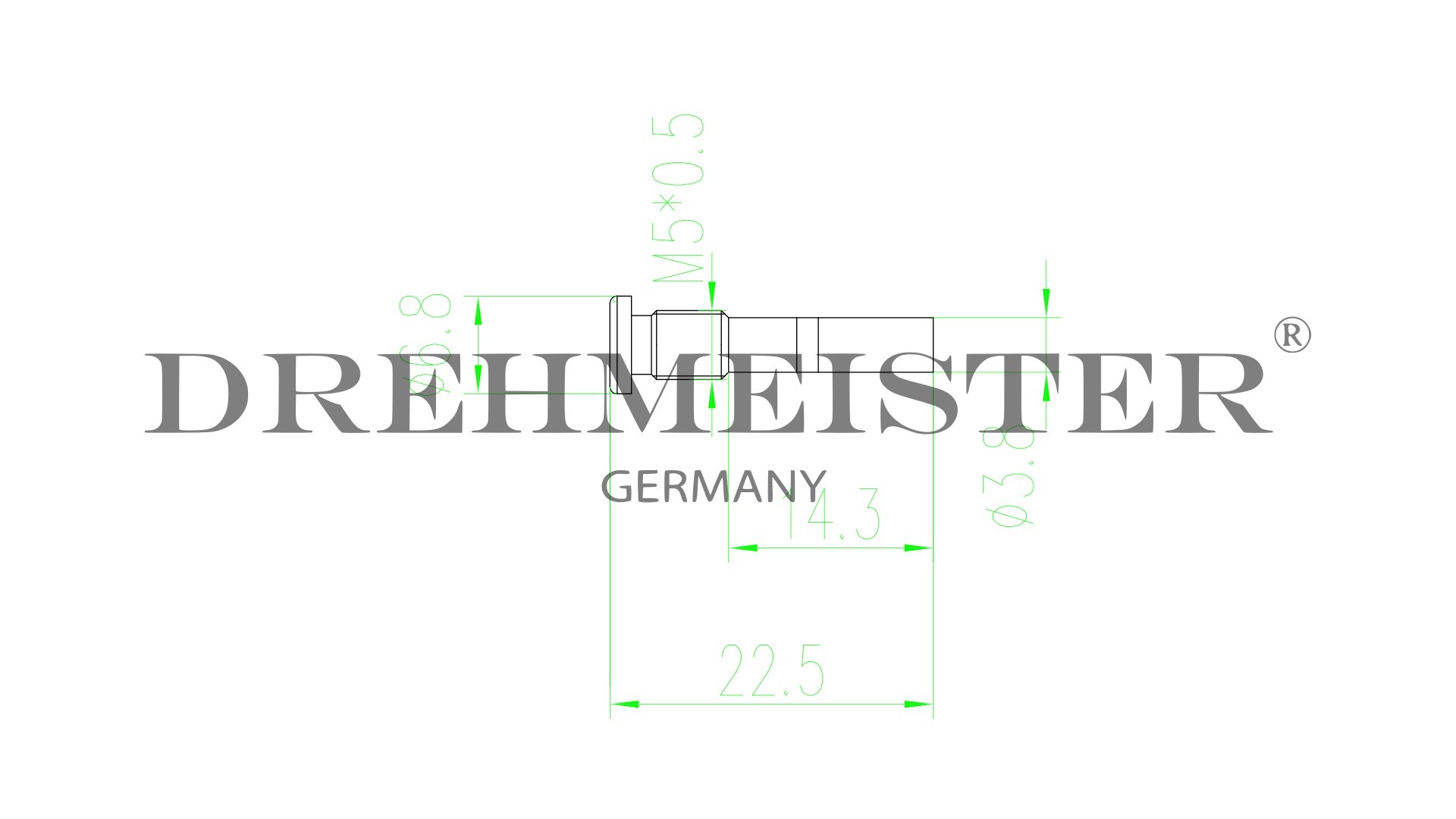 DREHMEISTER Ugello di iniezione tipo C (2,1 mm) per iniettori Hana H2001 e H2002 GPL/metano
