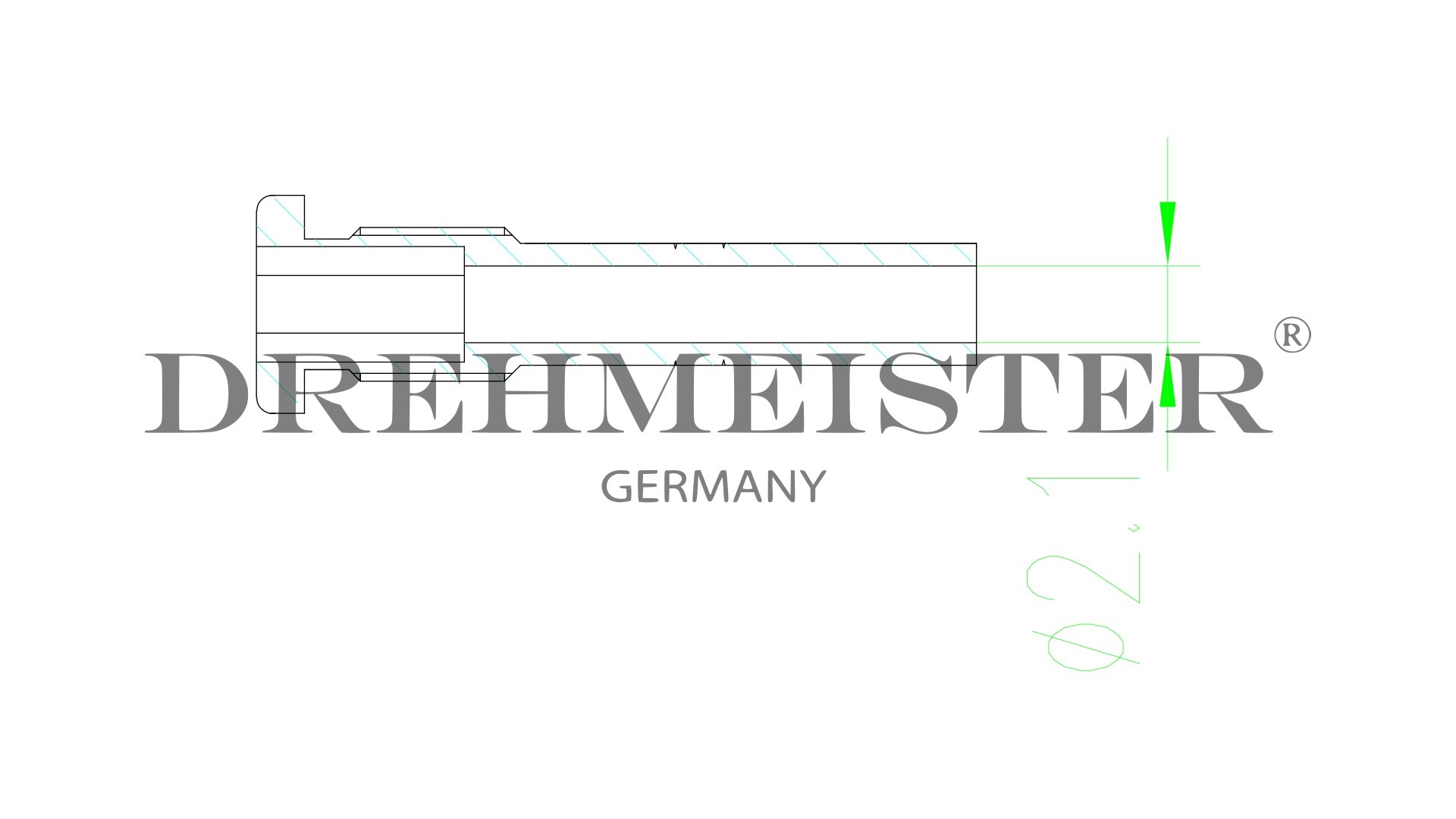 DREHMEISTER Ugello di iniezione tipo C (2,1 mm) per iniettori Hana H2001 e H2002 GPL/metano