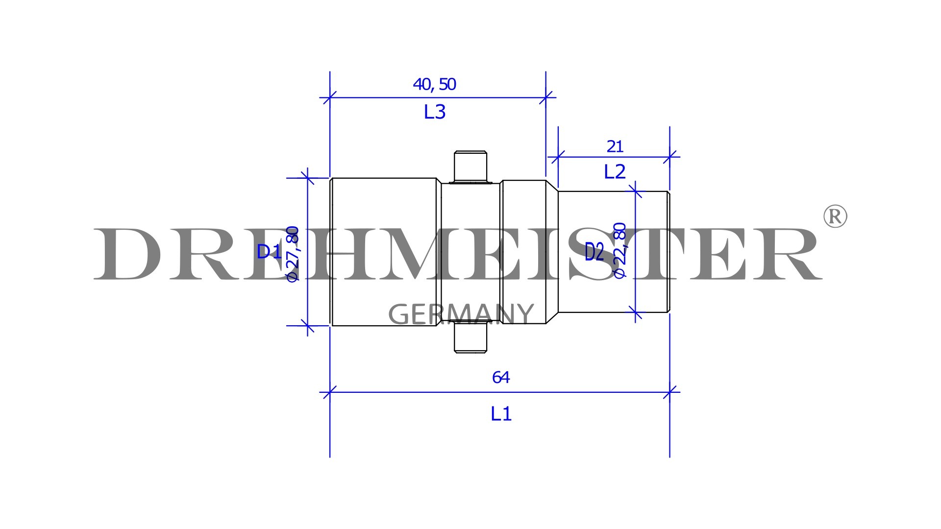 DREHMEISTER adaptador de boquilla de suministro Bayoneta con rosca interna M16