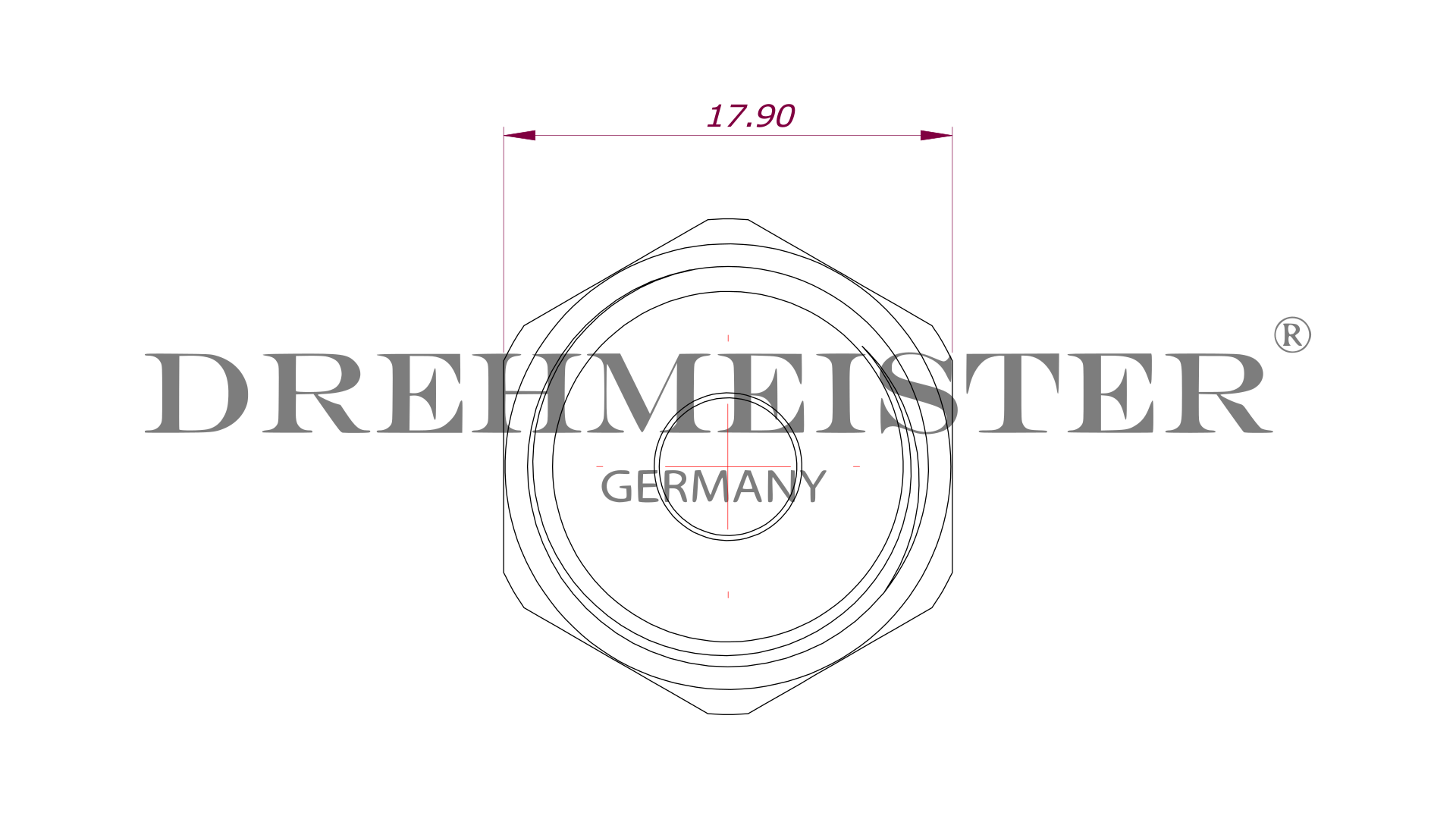 DREHMEISTER Adaptador de acero inoxidable M16x1,5 a M10x1,5 con junta tórica para adaptador GPL