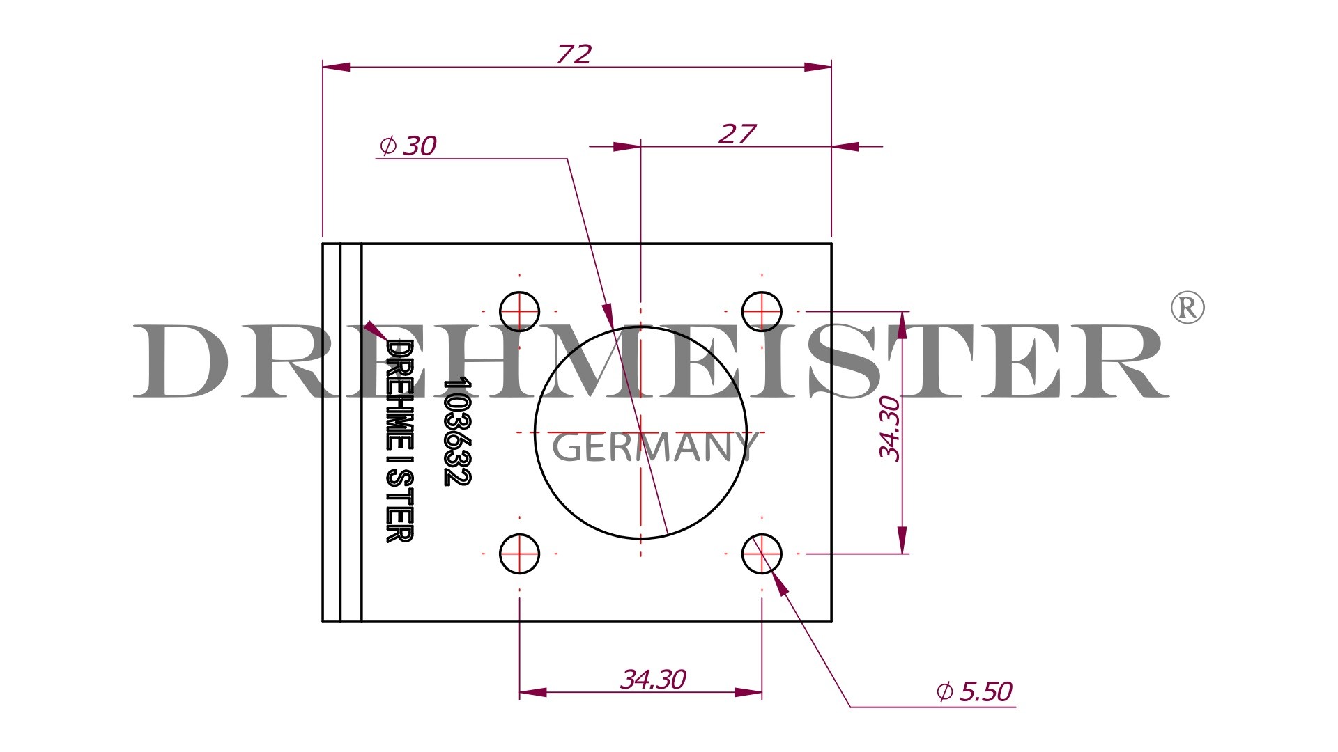 DREHMEISTER Halterung für LPG Einfüllstutzen HK-Flach 90°