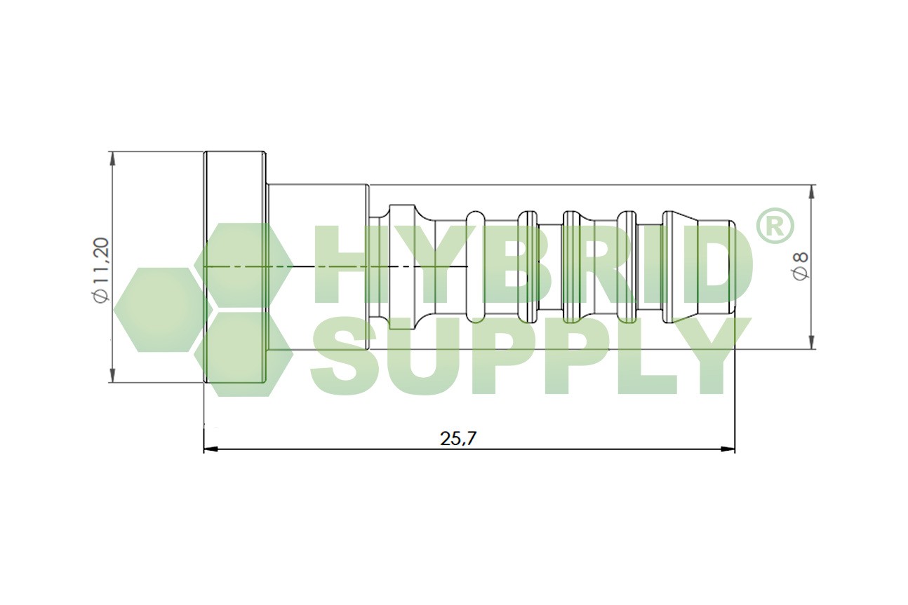 LPG-FIT condotto flessibile kit XD-3 (=6mm) M10x1 (6 metri)