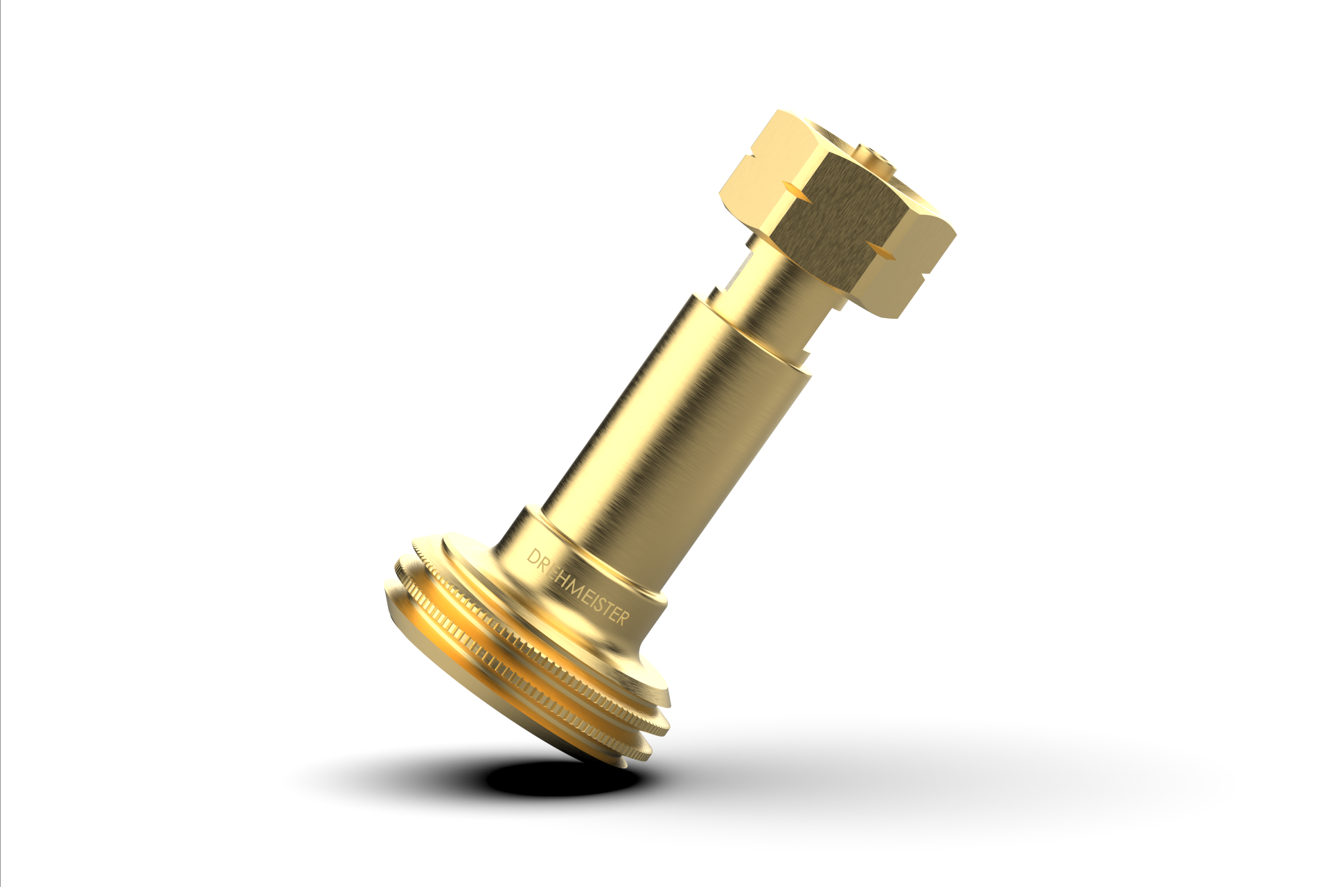 DREHMEISTER ACME Gasflaschen Adapter Campinggas Adapter W21,8x1/14 LH (G.12) - 92mm