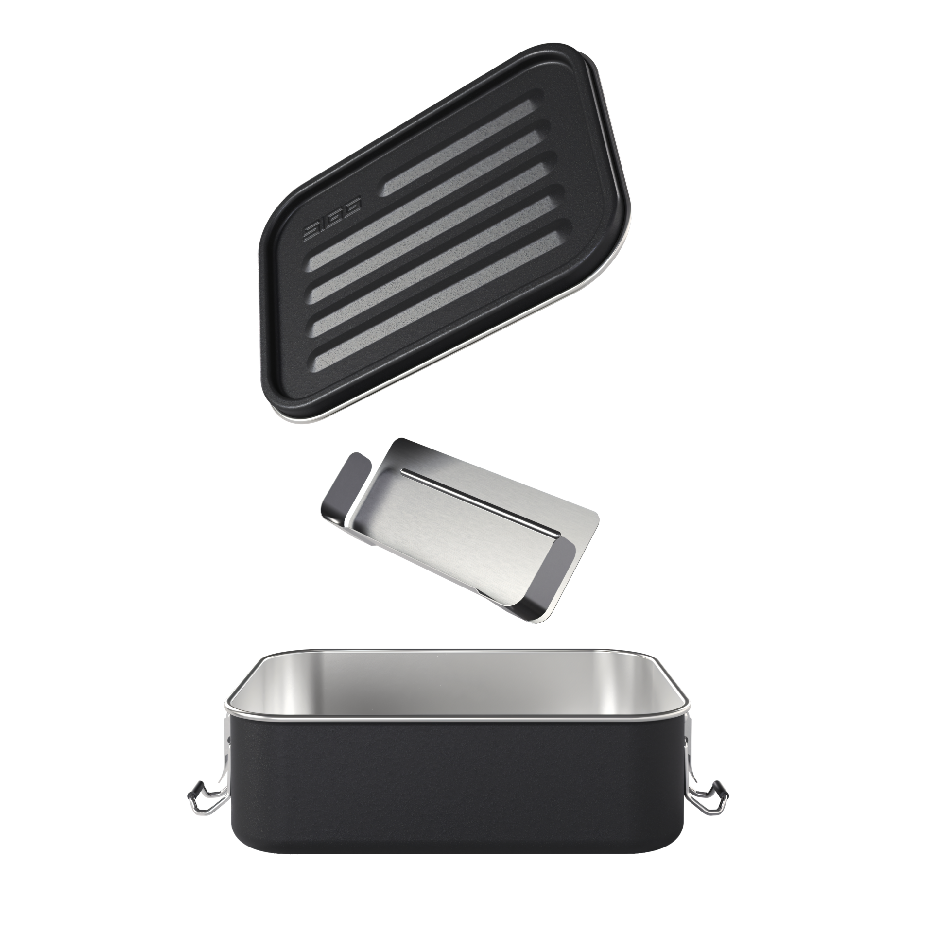 SIGG Fiambrera Gemstone Food Box Obsidian 1.1 L