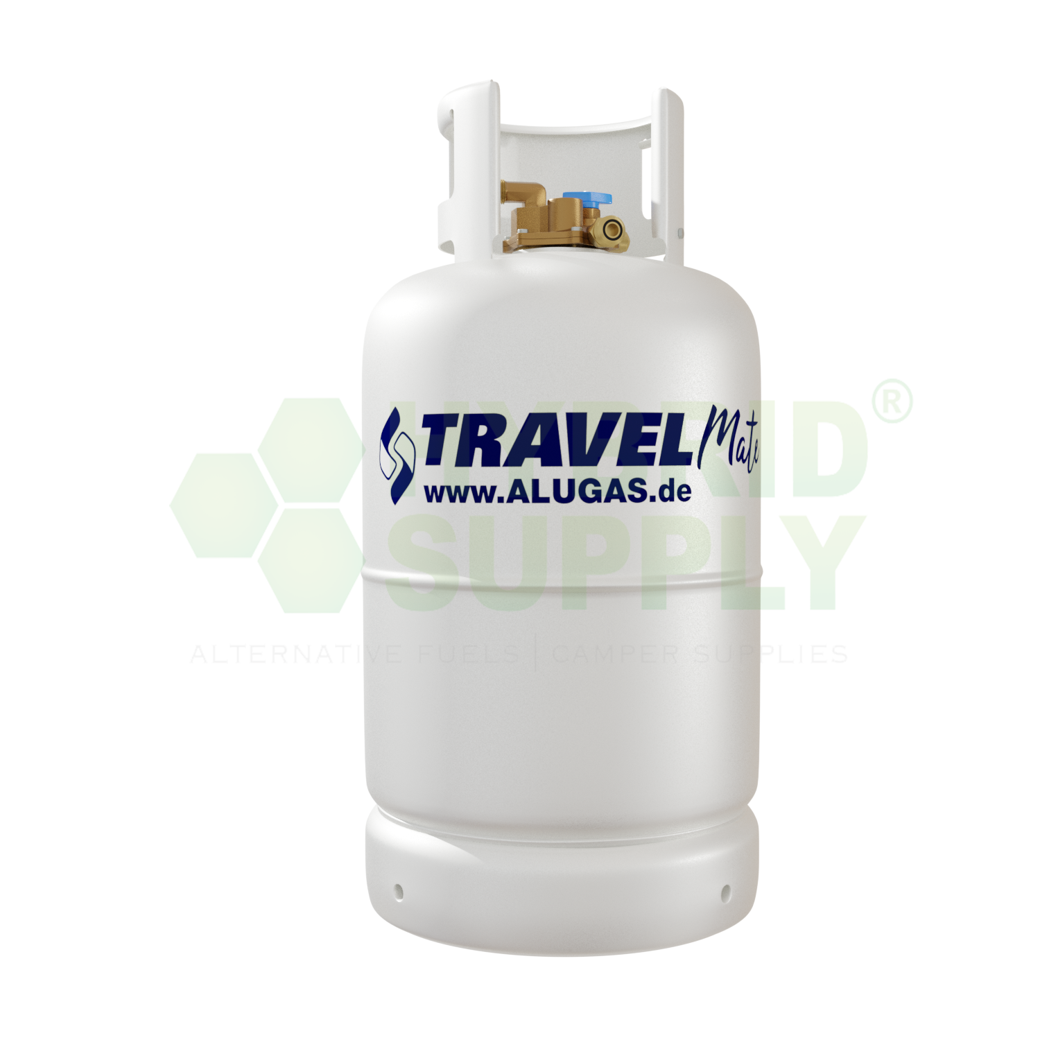 ALUGAS TRAVELMate Gastankflasche 27,2 Liter mit 80% Multiventil (DE)