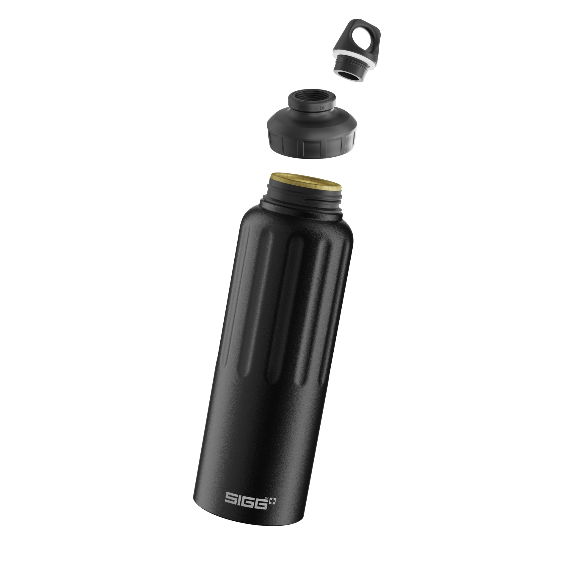 SIGG Botella de agua WMB Traveller Black Touch 1.5 L