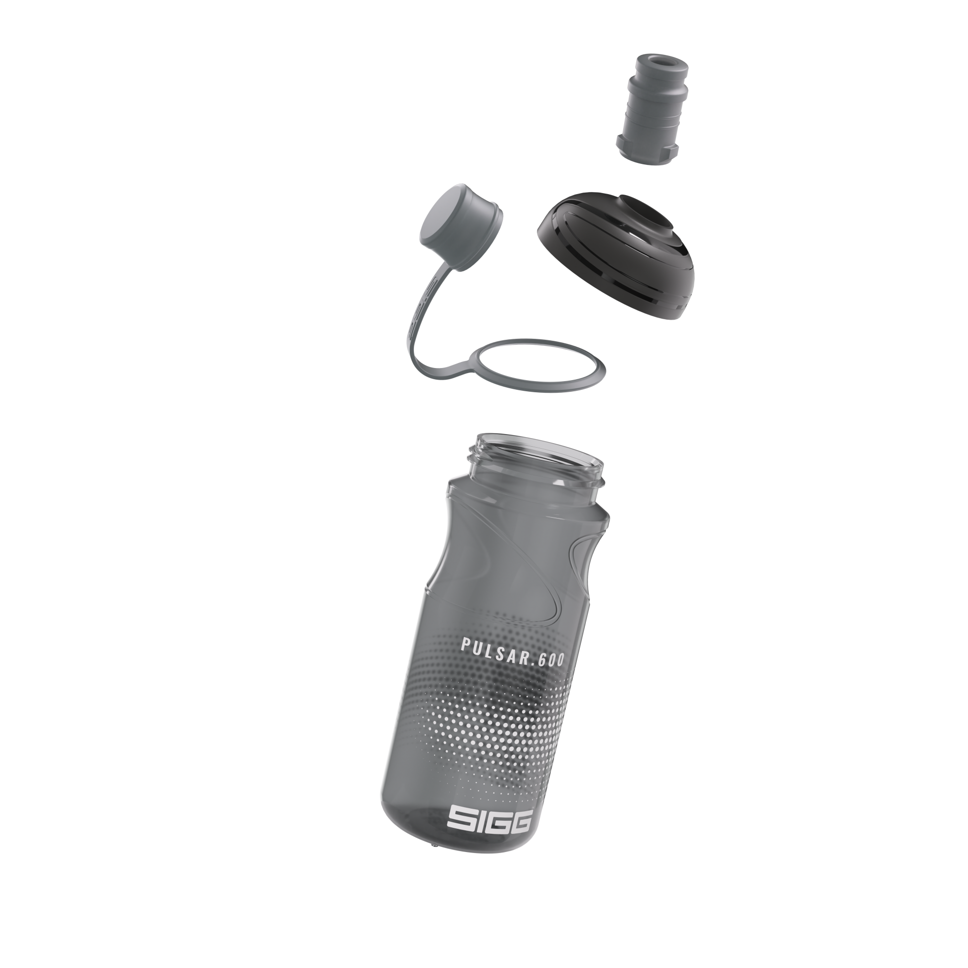 SIGG Botella de agua Pulsar Anthracite 0.6 L