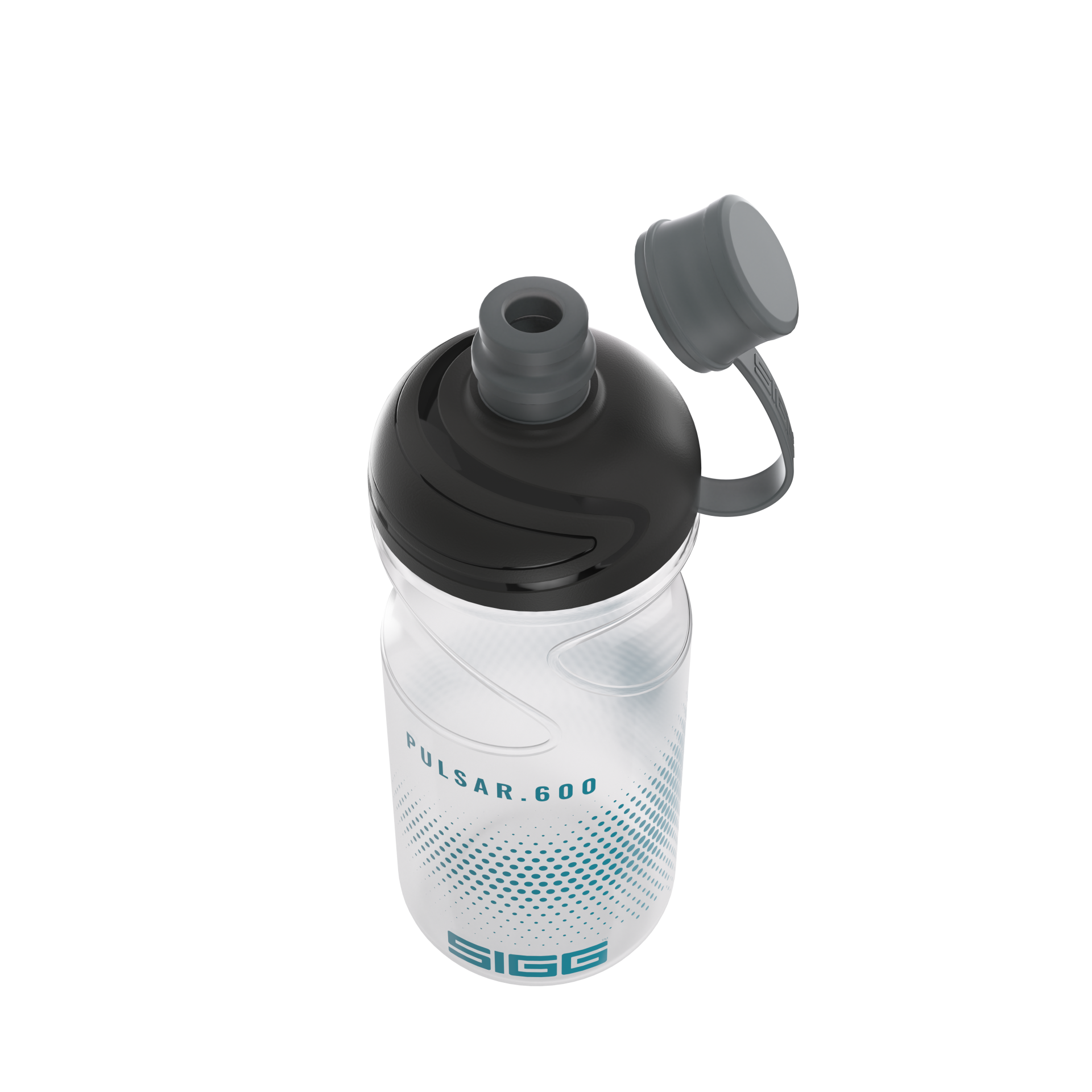 SIGG Trinkflasche Pulsar Transparent Aqua 0.6 L