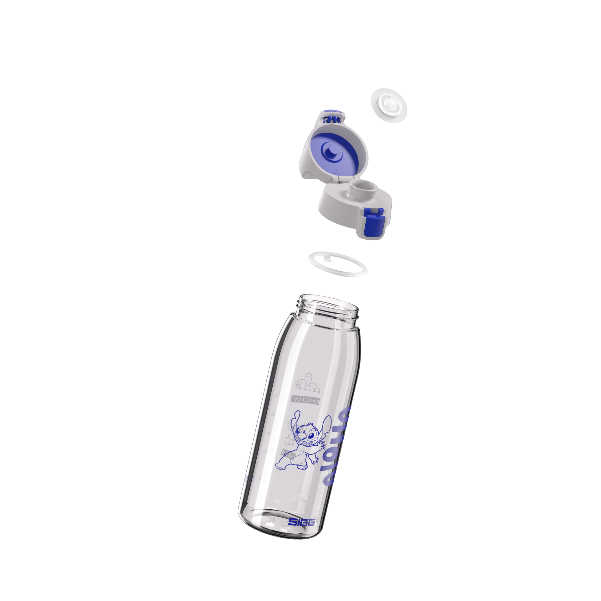 SIGG Borraccia Total Color ONE Transparent Stitch Scale
