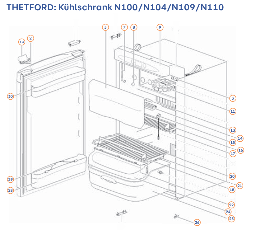 SR SHELF 455 * 212,3 - Spare Parts Refrigerators