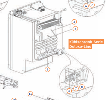SR HEATER AC 220VAC/140W - Spare Parts Refrigerators