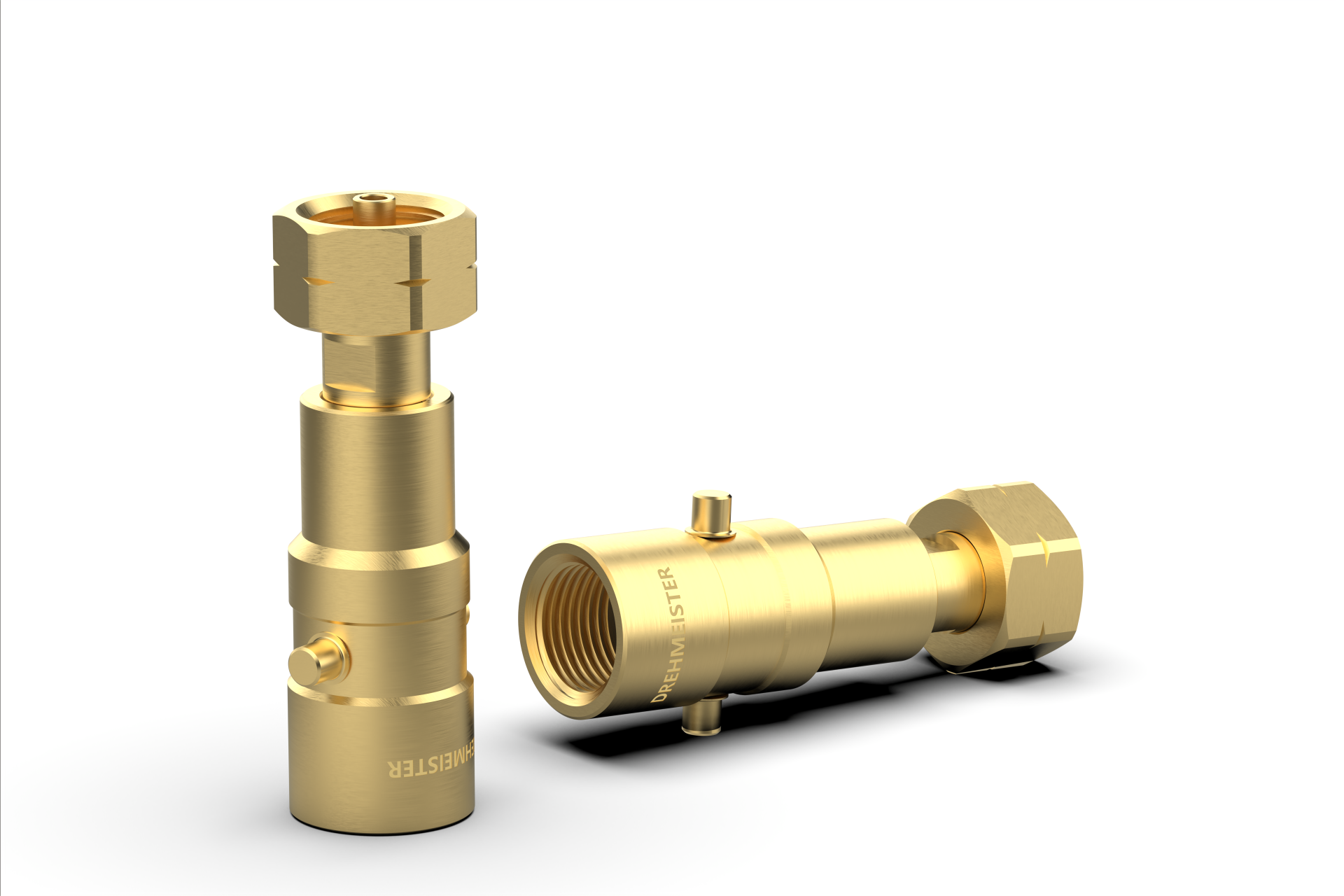 Adaptador de bayoneta para bombonas de gas DREHMEISTER adaptador para gas de camping W21.8x1/14 LH (G.12) - 95mm