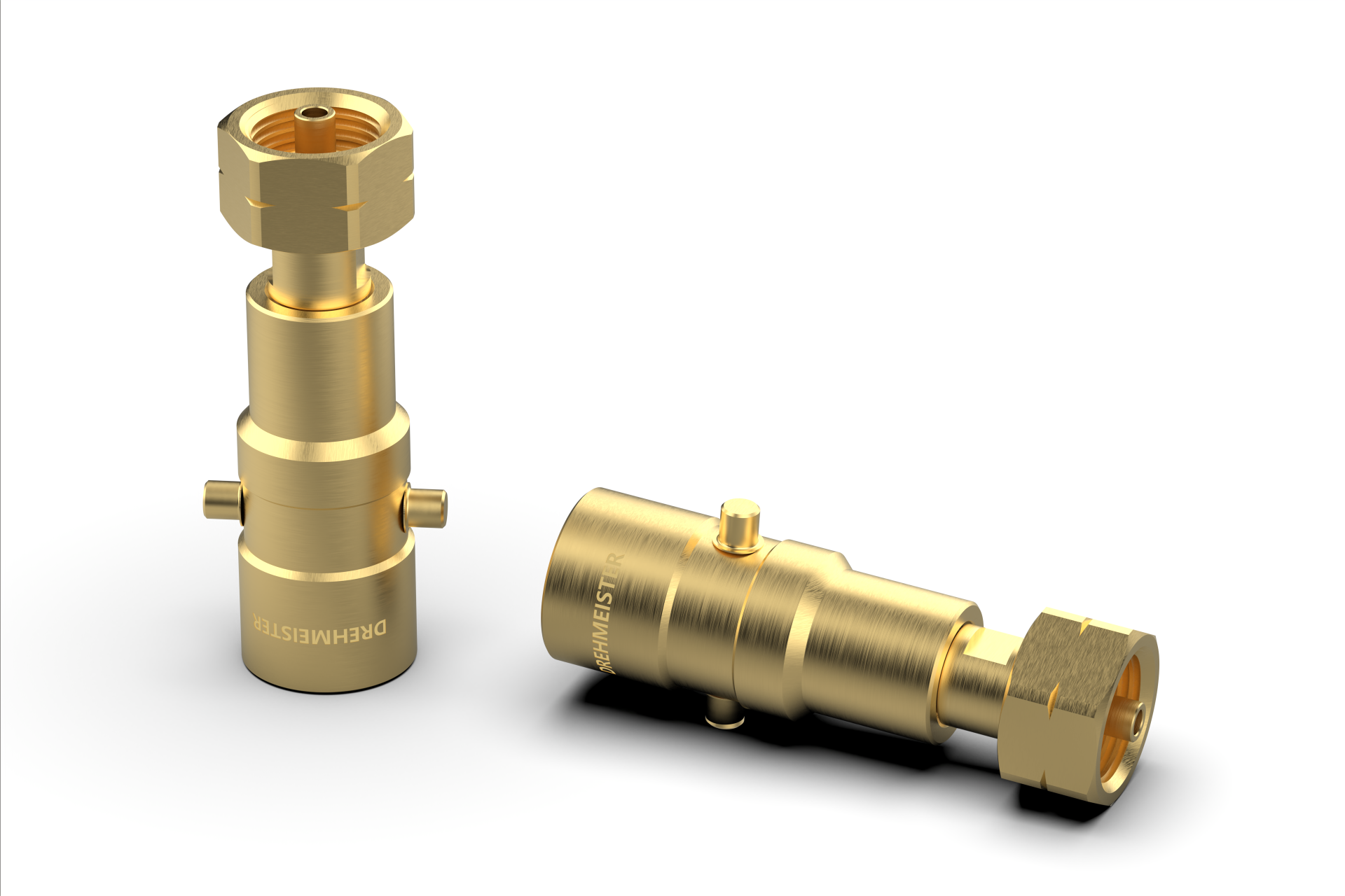 Adaptador de bayoneta para bombonas de gas DREHMEISTER adaptador para gas de camping W21.8x1/14 LH (G.12) - 95mm