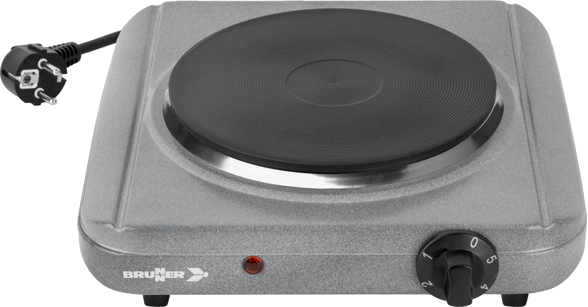 BRUNNER® Hot Point 230V Elektrokochplatte Anthrazit