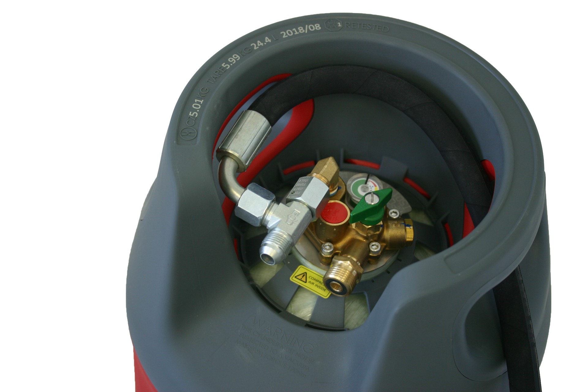 DREHMEISTER T-piece 3/4-16 UNF thread for LPG filling hose