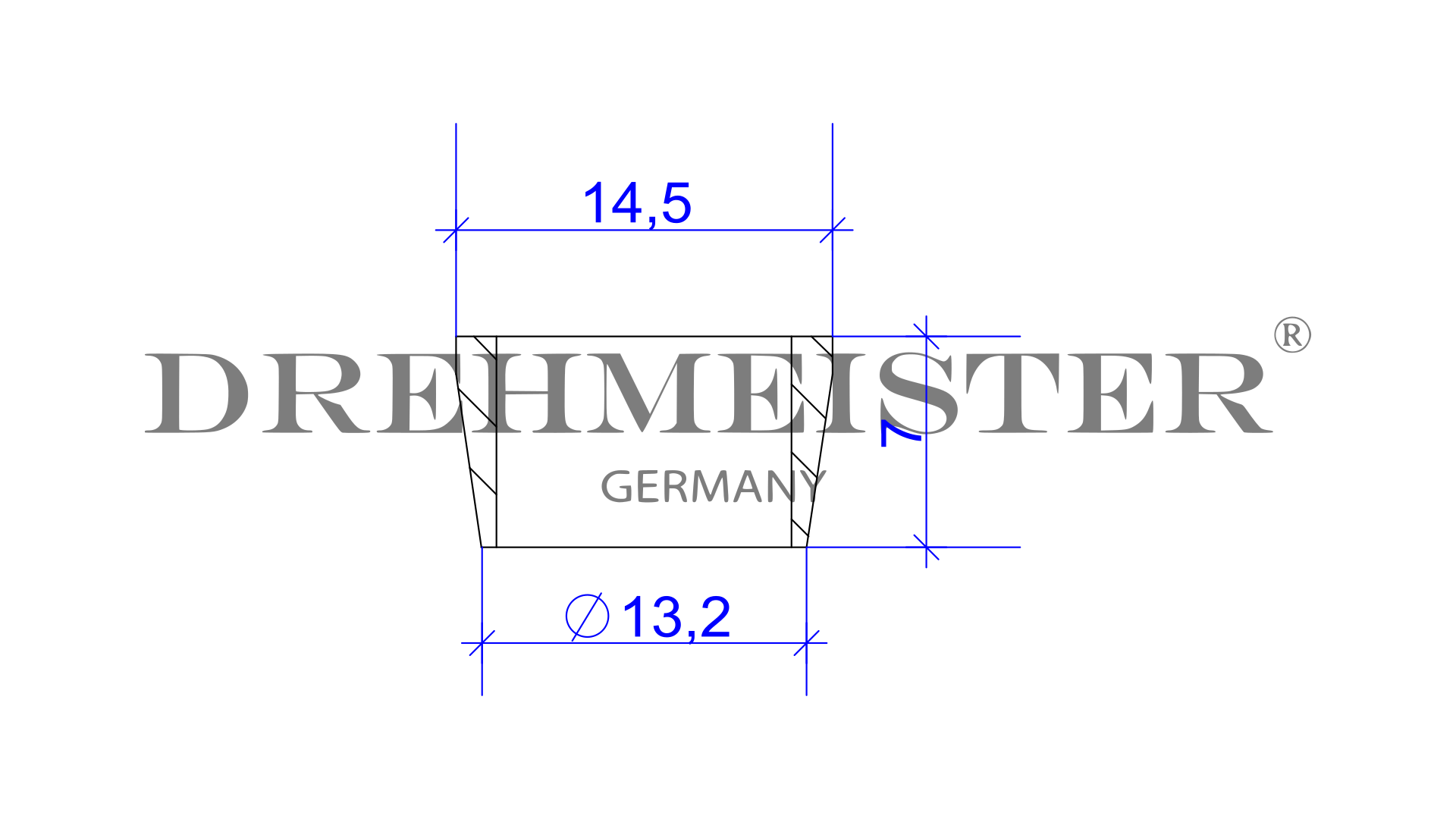 DREHMEISTER anello a incastro per tubo flessibile 8 mm