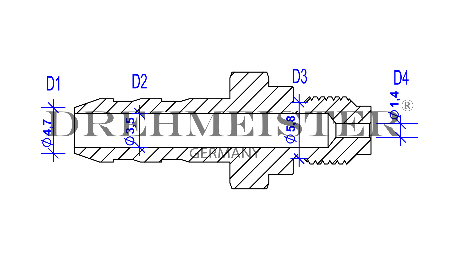 DREHMEISTER Injector nozzle for Lovato LPG/CNG injectors