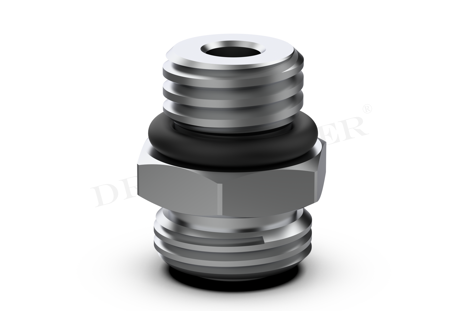 DREHMEISTER Adaptador de acero inoxidable M16x1,5 a M14x2 con junta tórica para adaptador GPL