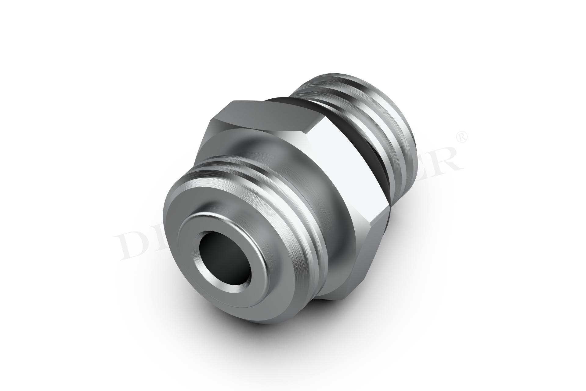 DREHMEISTER Adaptador de acero inoxidable M16x1,5 a M14x2 con junta tórica para adaptador GPL