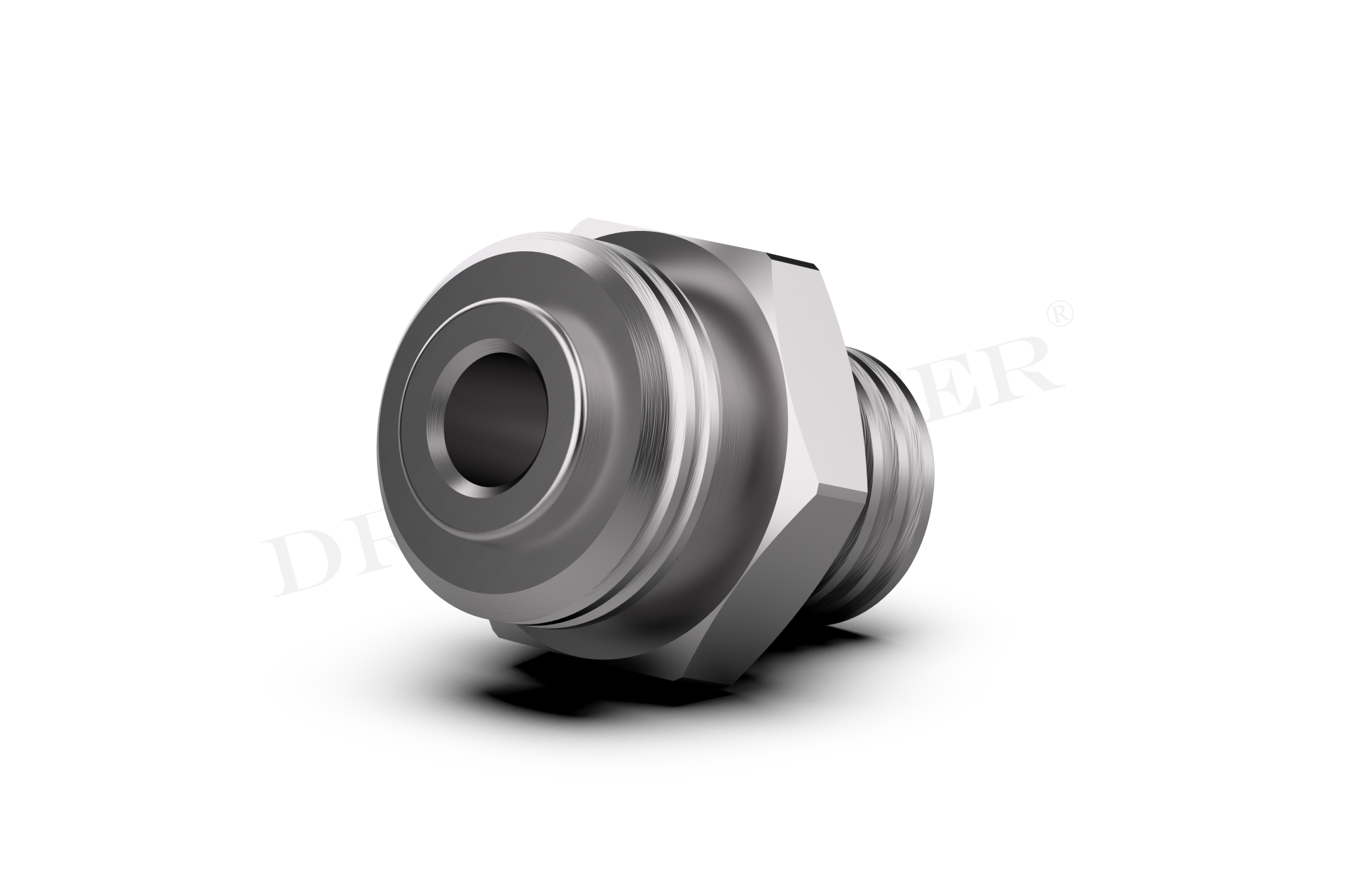 DREHMEISTER Adaptador de acero inoxidable M16x1,5 a M12x1,75 con junta tórica para adaptador GPL