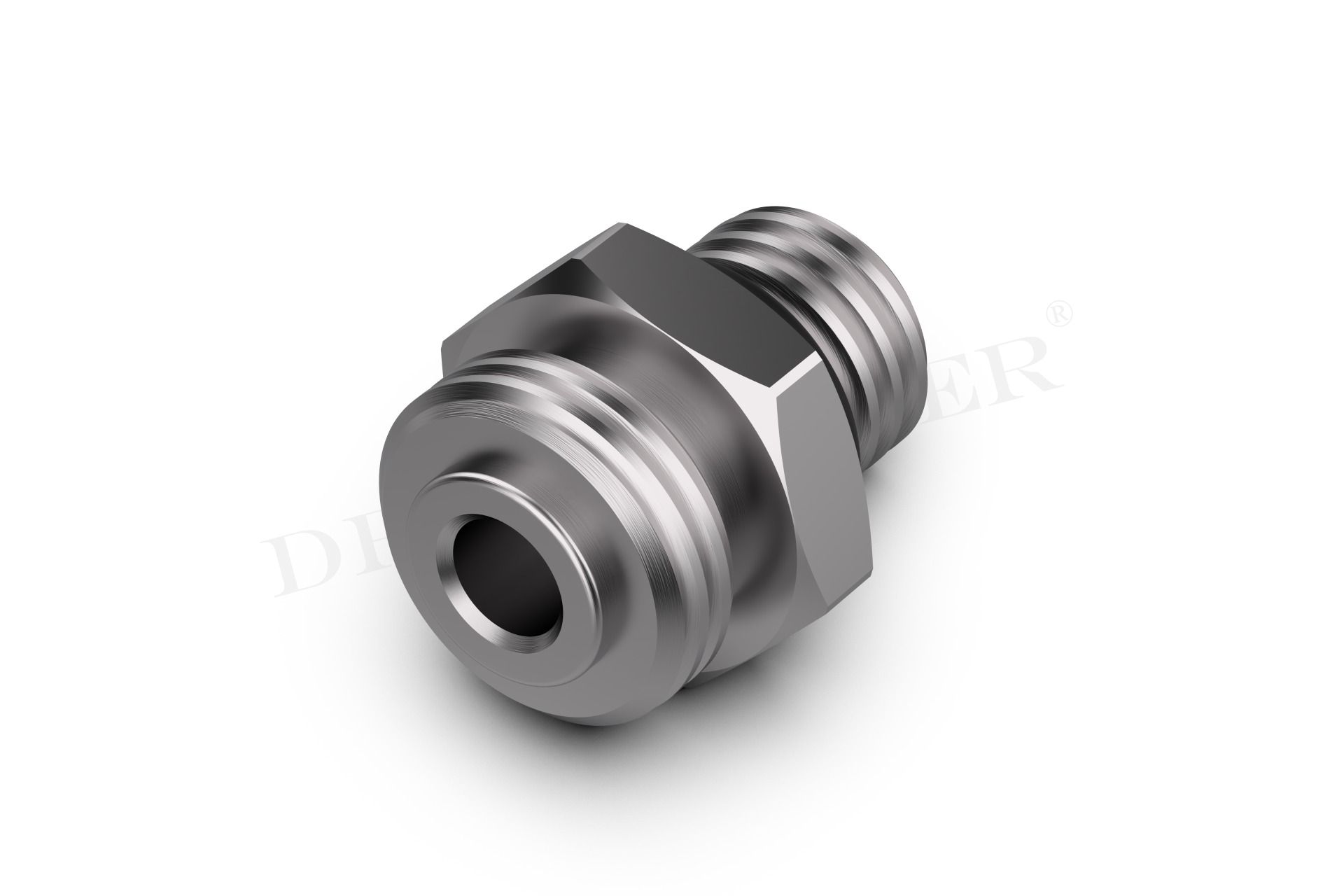 DREHMEISTER Adaptador de acero inoxidable M16x1,5 a M12x1,75 con junta tórica para adaptador GPL