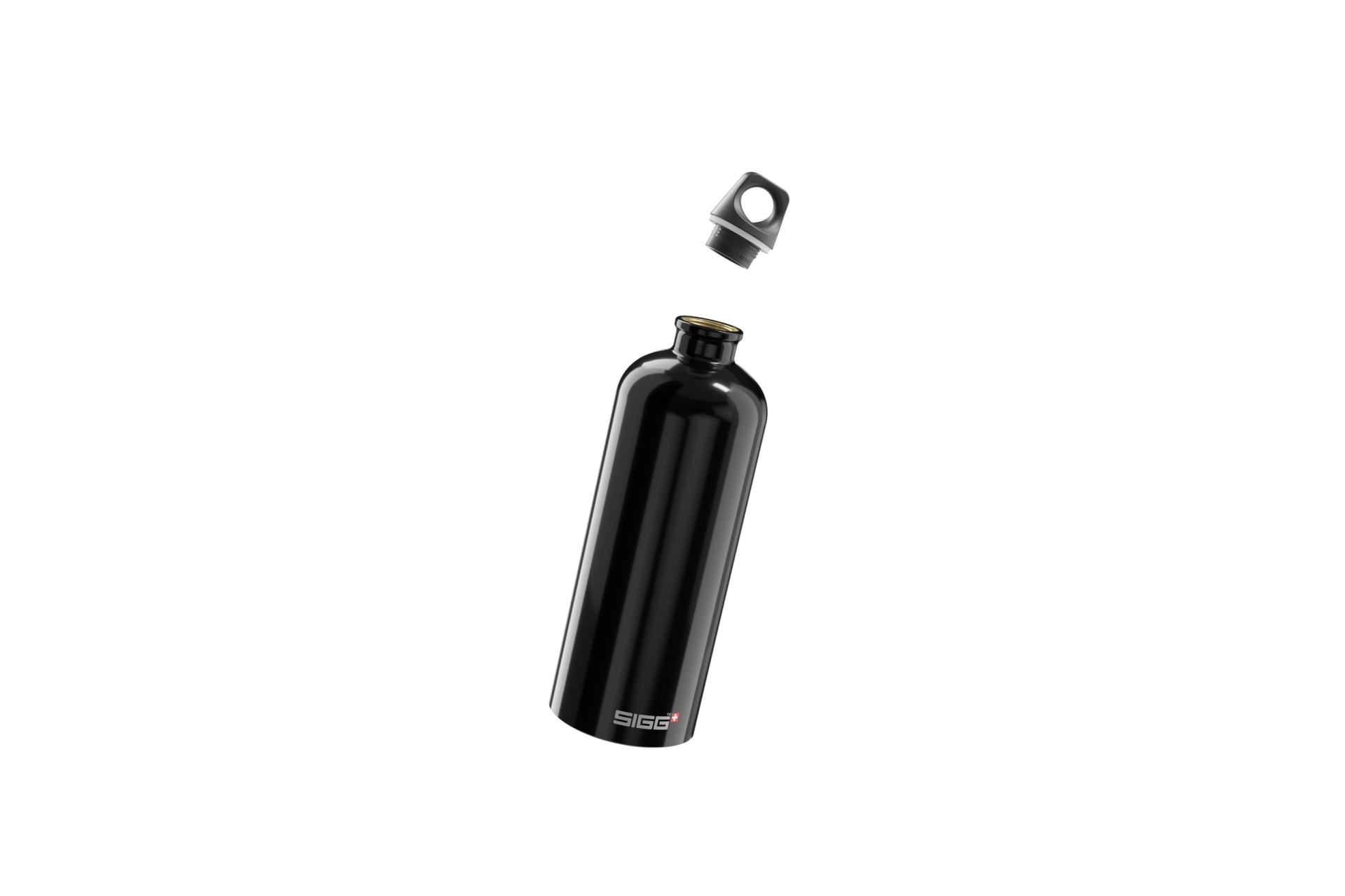SIGG water bottle Traveller Black 1.0 L
