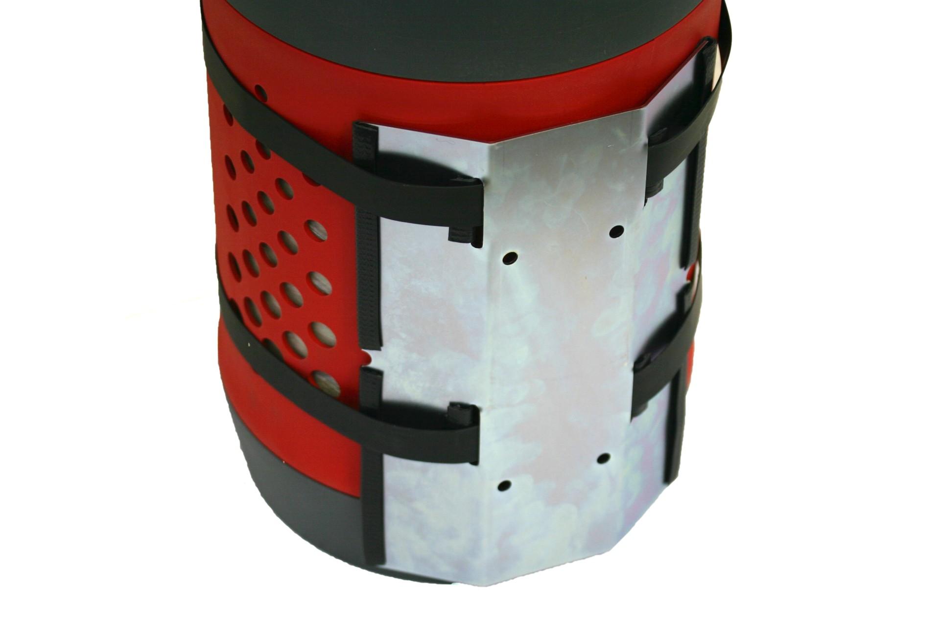 CAMPKO Gasflaschen Halter Set Edelstahl für Ø 300mm Gasflaschen inkl. 2x Spannband + 2x Spannschloss