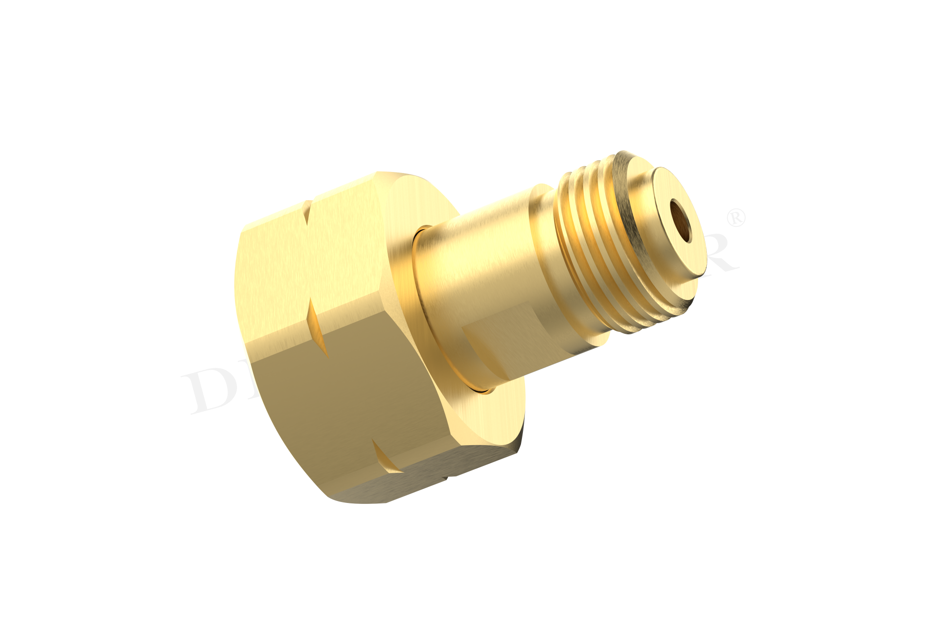 DREHMEISTER Extension for LPG adapter M16x1.5 to W21.8 x 1/14’ LH (G.12)