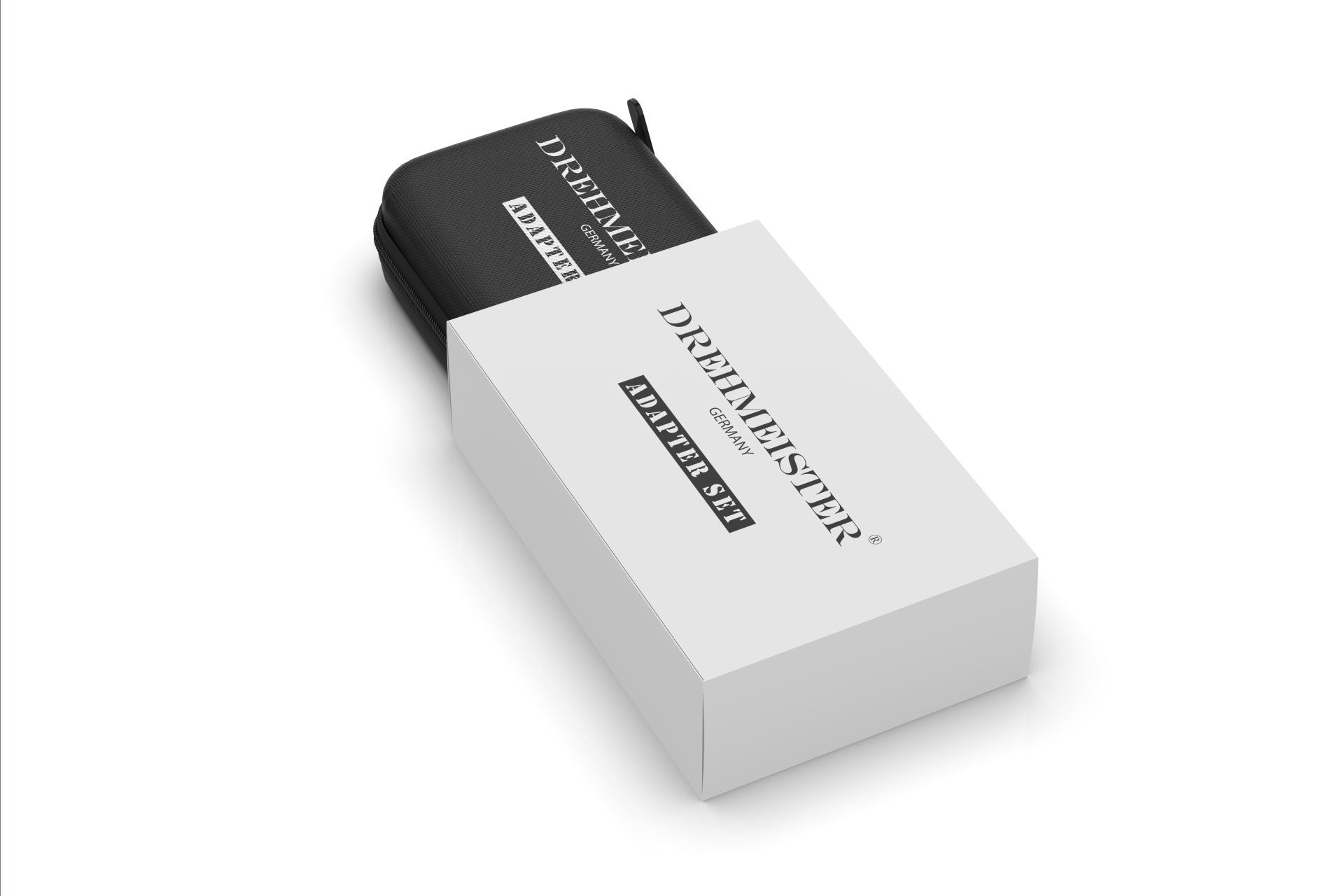 DREHMEISTER kit adattatore in valigetta per bombole di gas (M14/lungo)