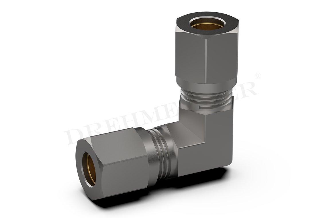DREHMEISTER raccord à bague coupante coudé à 90° - 10mm raccord de tuyauterie