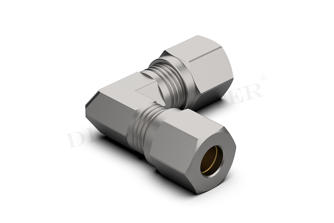DREHMEISTER Schneidringverschraubung gewinkelt 90° - 8mm Rohrverschraubung