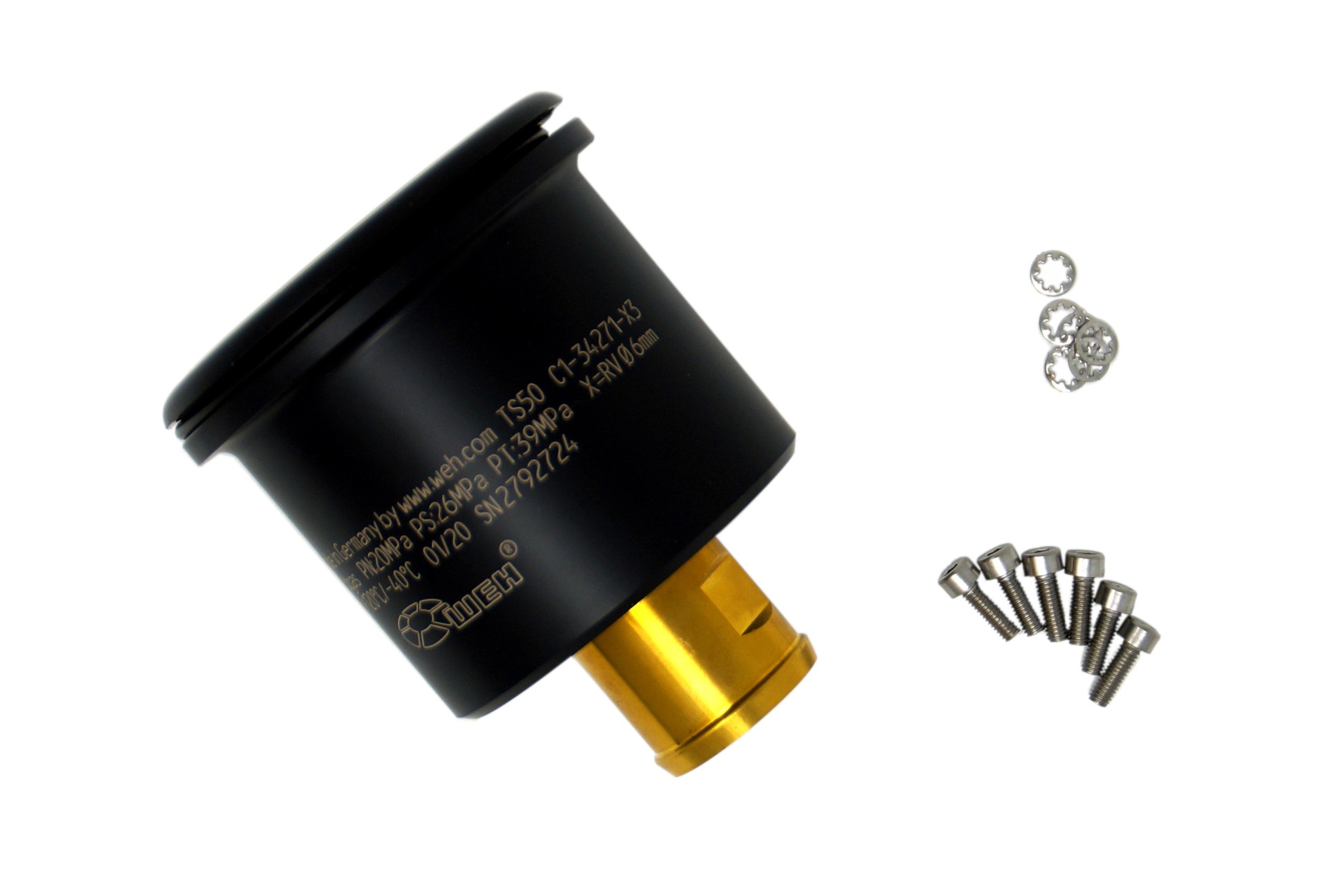 WEH CNG filling nozzle TS50 with filter Ø6 mm (ECE)