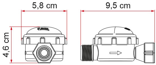 Fiamma Aqua F pompe à eau 12V - 13L - 1,5 bar
