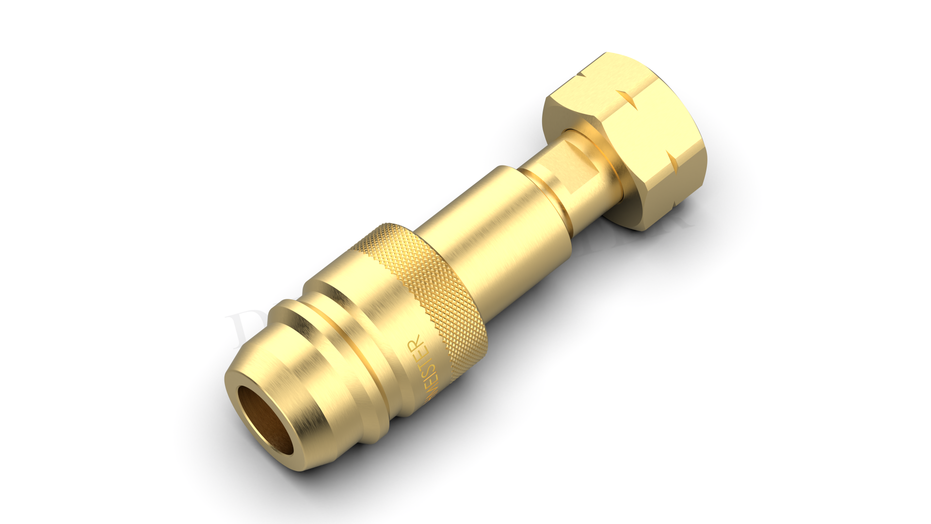 DREHMEISTER Euronozzle LPG Adapter, Gasflaschen Adapter zum Befüllen von Gasflaschen W21,8x1/14 LH (G.12) - 95mm