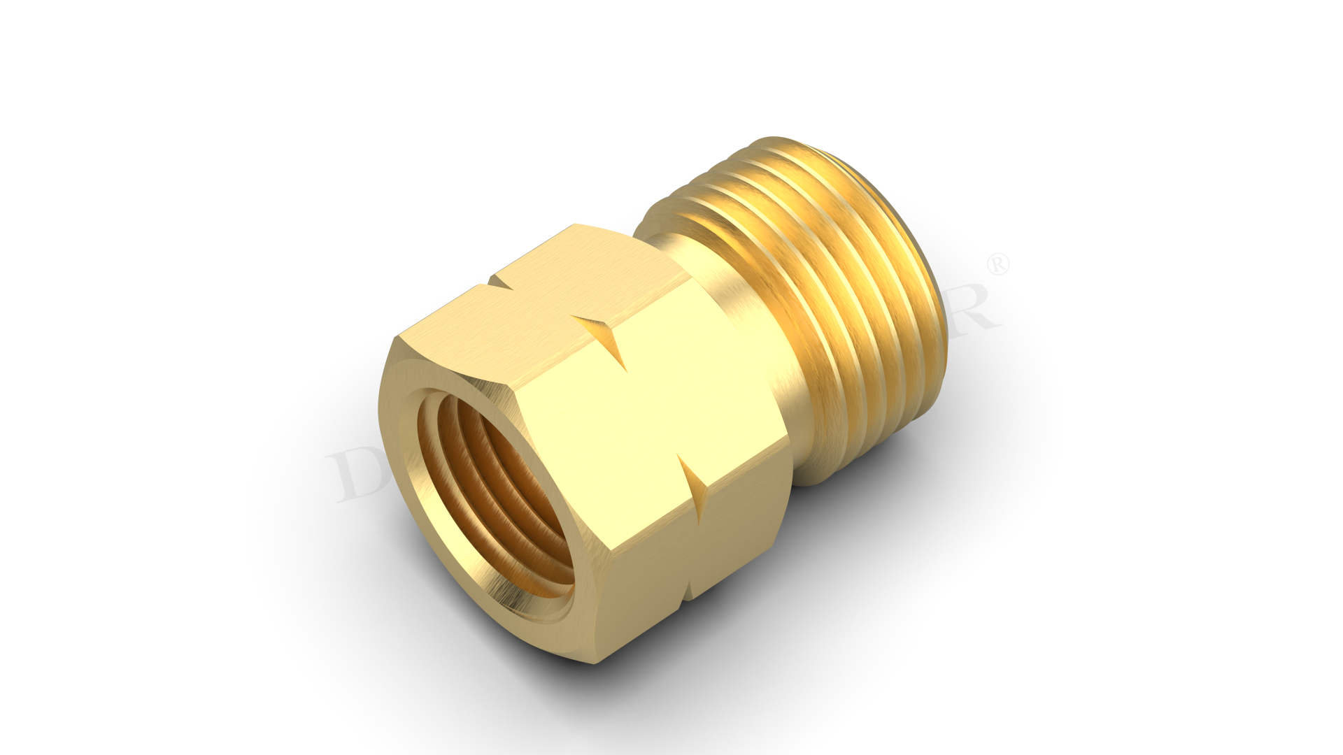 DREHMEISTER connector IG G1/4LH x G3/8LH-KN