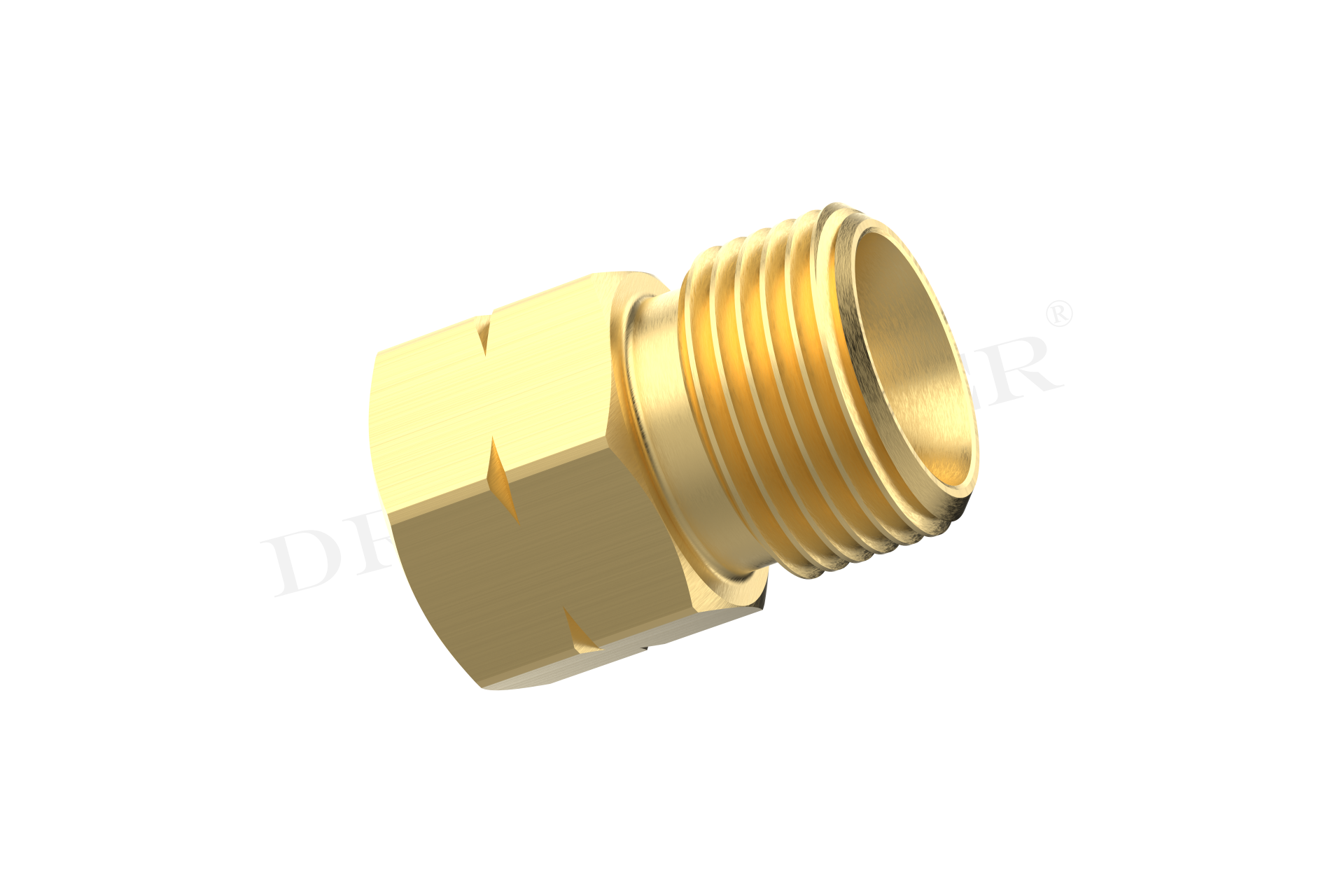 DREHMEISTER connector IG G1/4LH x G3/8LH-KN