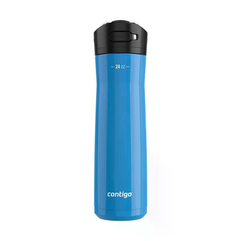 Contigo Ashland Chill 2.0 - Borraccia Termica In Acciaio Inox 680 Ml - Coperchio Automatico AUTOPOP - Mantiene Freddo 24h, Caldo 6h