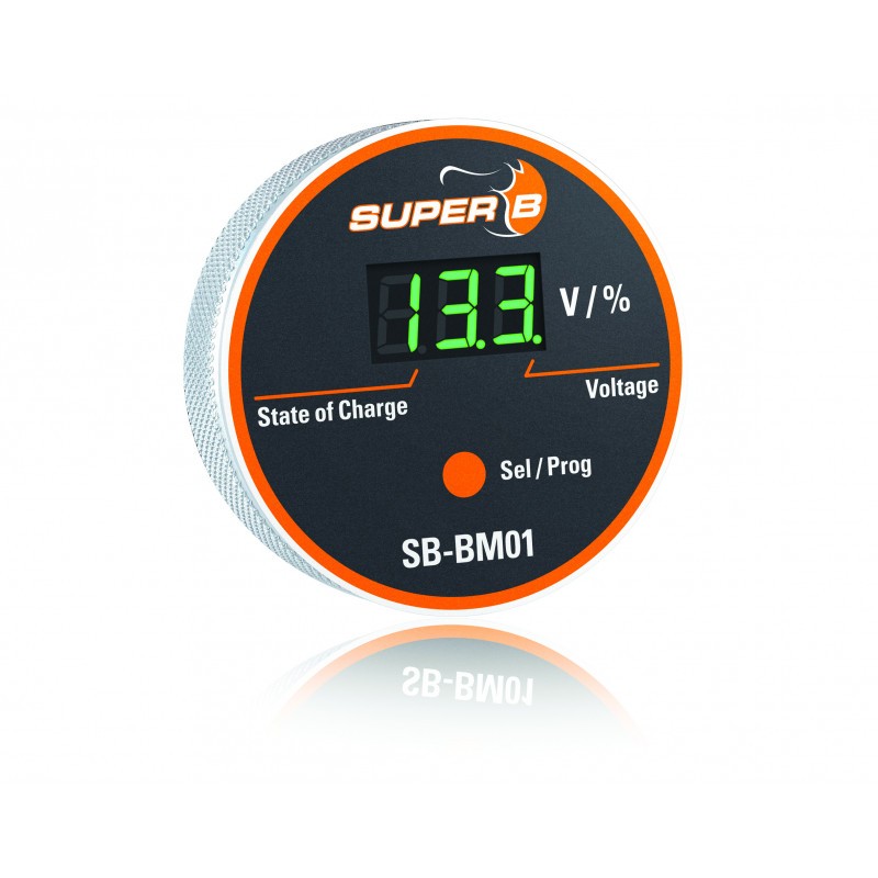 Super B battery monitor BM01 12-24 V for Nomia lithium battery, 5 meters