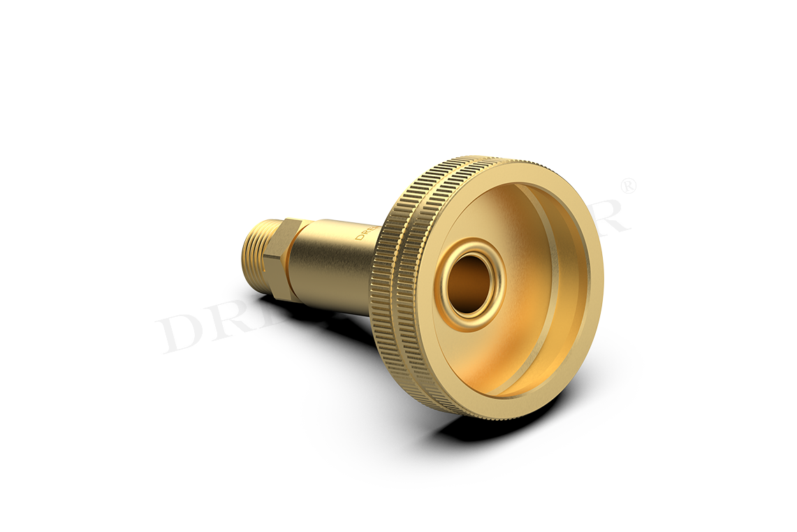 DREHMEISTER DISH LPG adapter with 3/8 NPT thread - filling valve 4-hole tank
