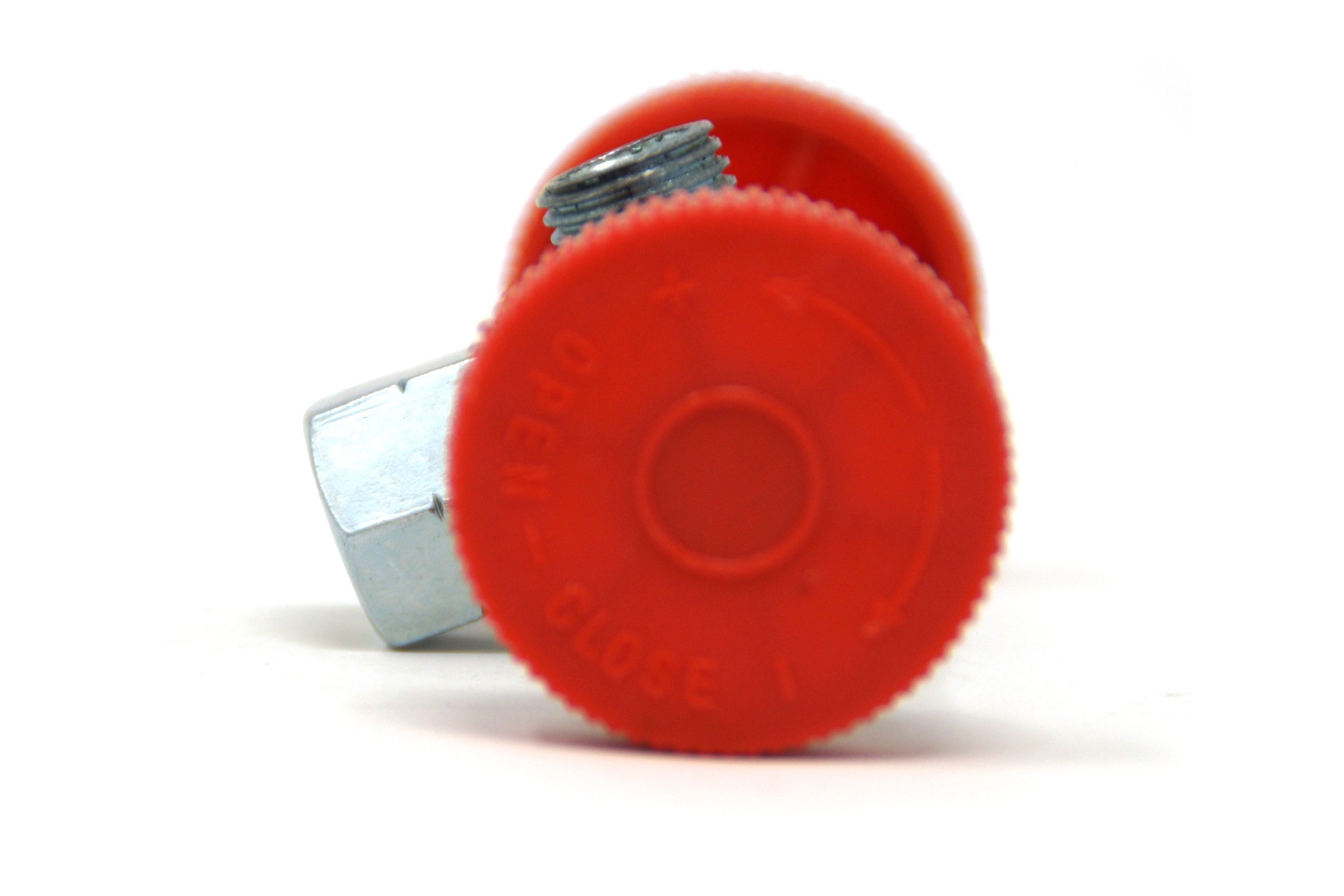 Gas Abzweigventil G 1/4 LH-ÜM x 2 x G 1/4 LH-KN