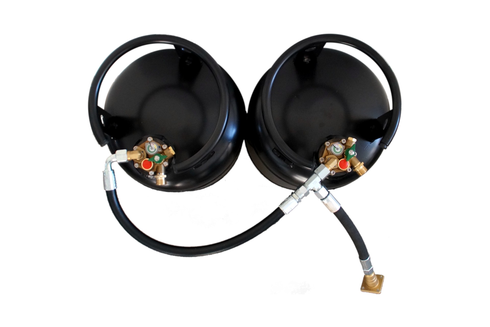 2nd bottle add-on kit (0,5 m filling hose straight - 90° + T-piece)